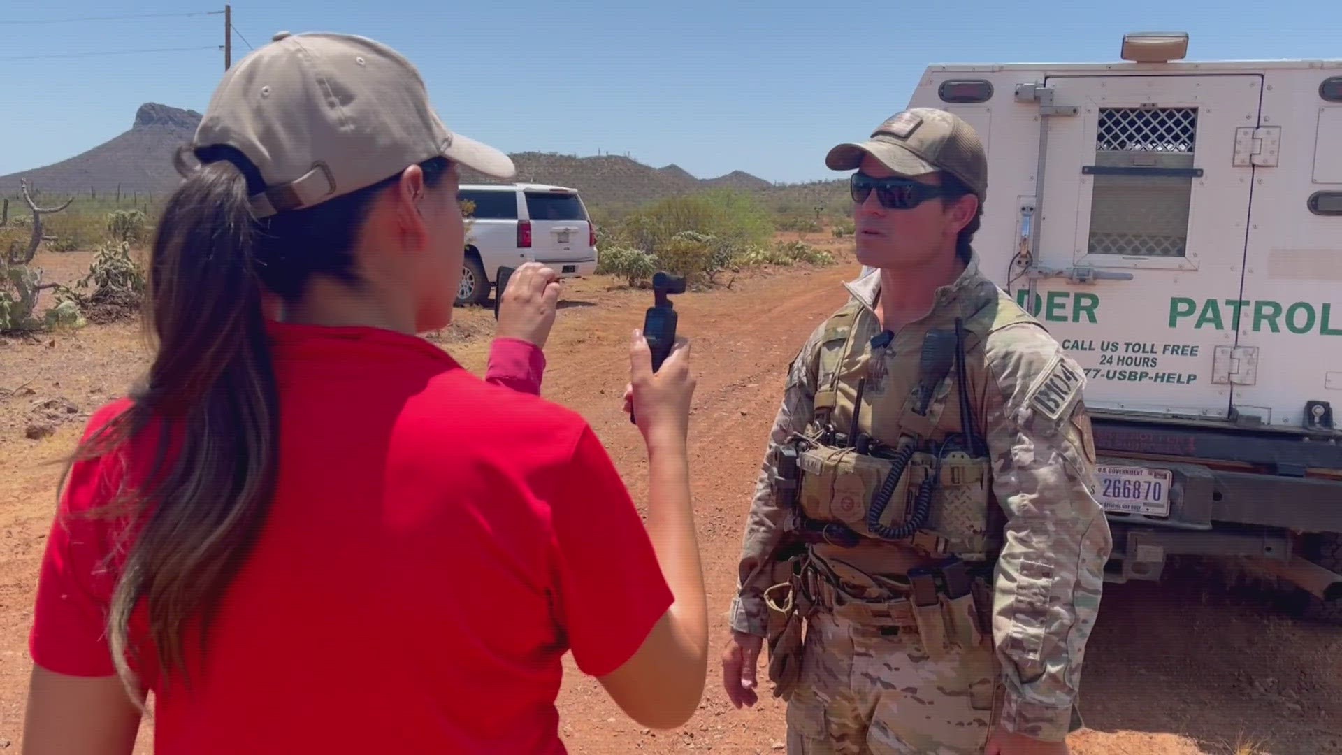 Team 12's Adriana Loya gives a preview of her ride along with a special border patrol unit helping save those trying to cross the border.