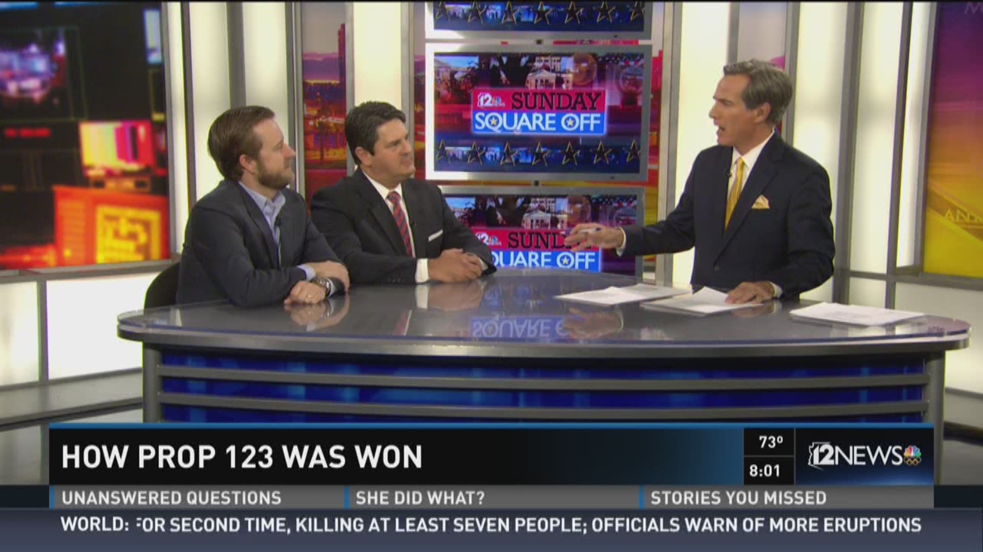 "Sunday Square Off" newsmaker guests J.P. Twist, manager of the Yes on Prop 123 campaign, and Joe Thomas, incoming president of the Arizona Education Association, discuss why the special election was so close and what the new new money means for schools.