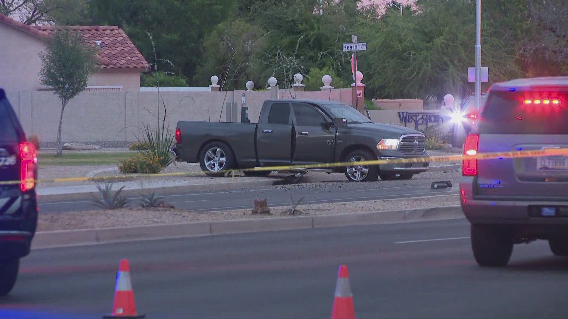 One person is dead and another is in the hospital after a crash north of 91st Avenue and Thunderbird Road, Peoria police confirmed.