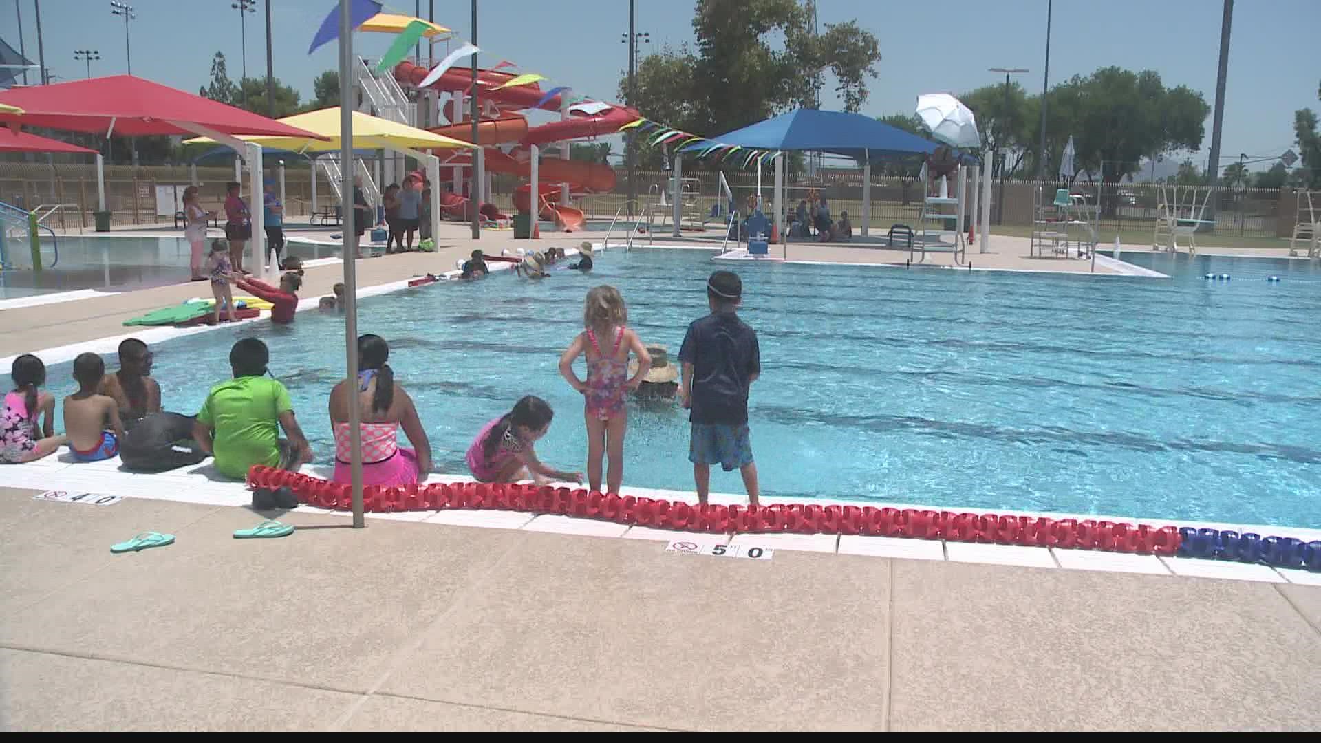 On Memorial Day, the city of Phoenix will open 14 of its 29 public pools because of a lack of staff. The city of Glendale only has half of the lifeguards they need.