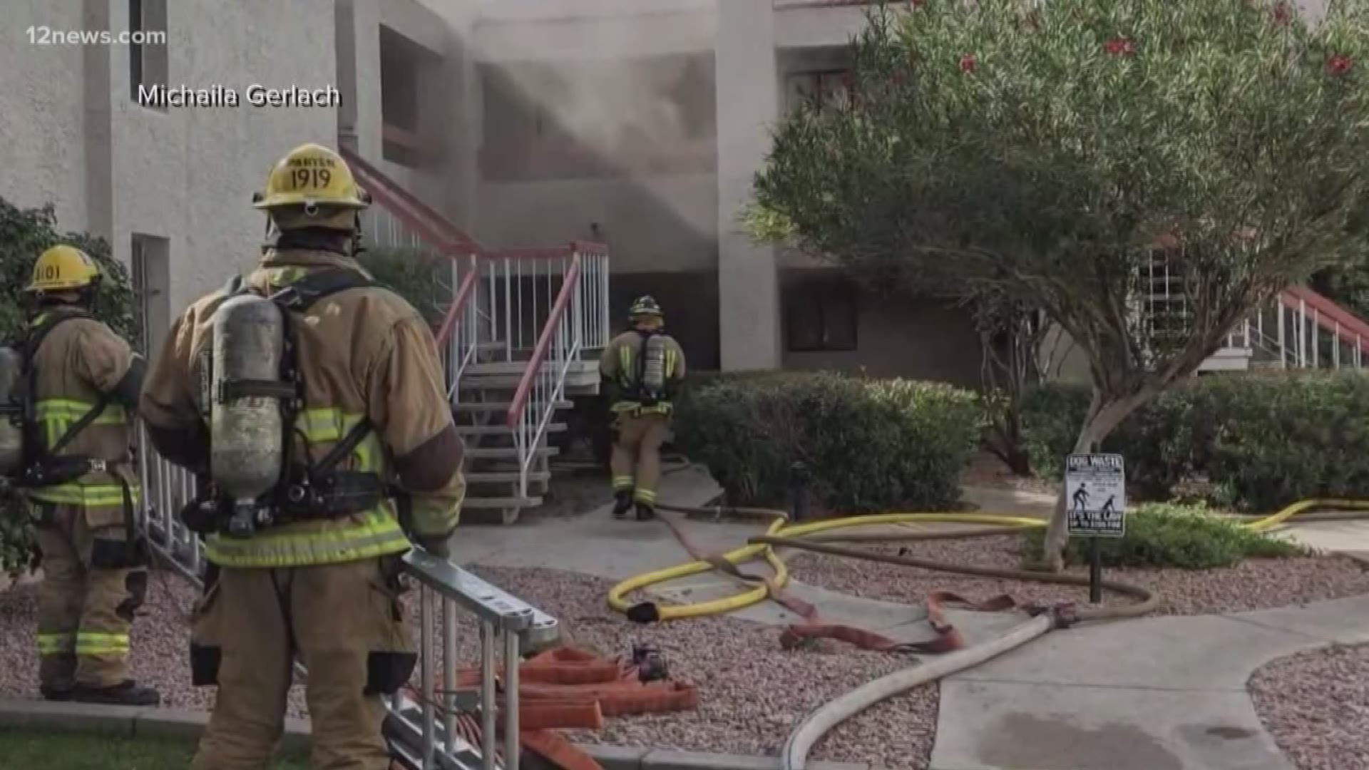 The woman was pronounced dead after a fire broke out at her Phoenix apartment. Team 12's Colleen Sikora has the latest.