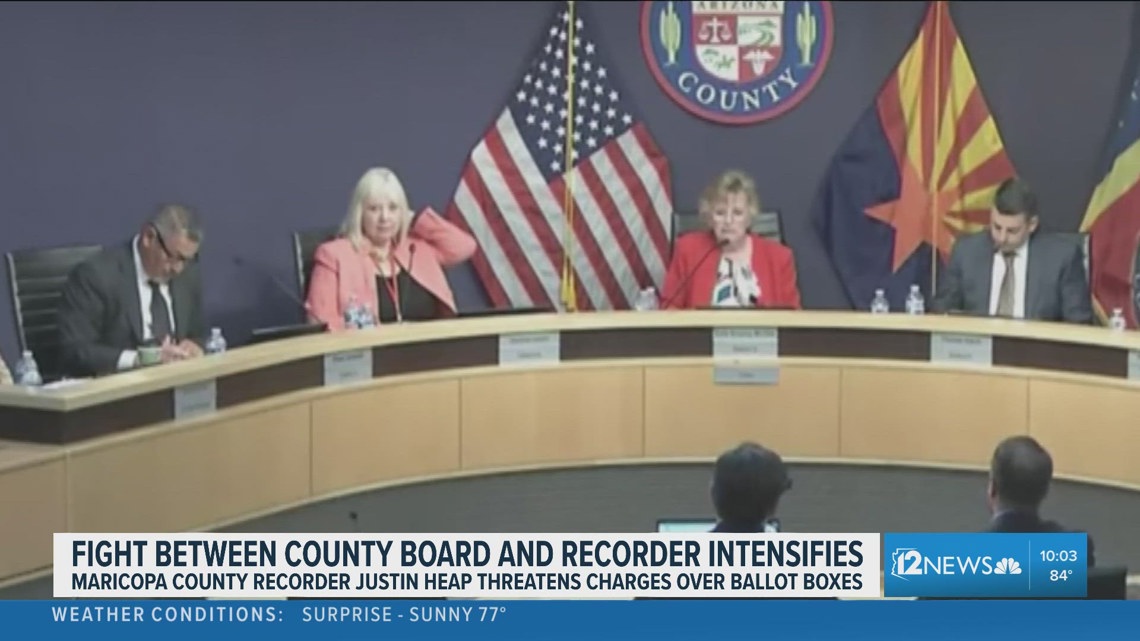 In a letter to the Board of Supervisors, the Recorder's attorney said volunteers handling "unauthorized" drop boxes c...