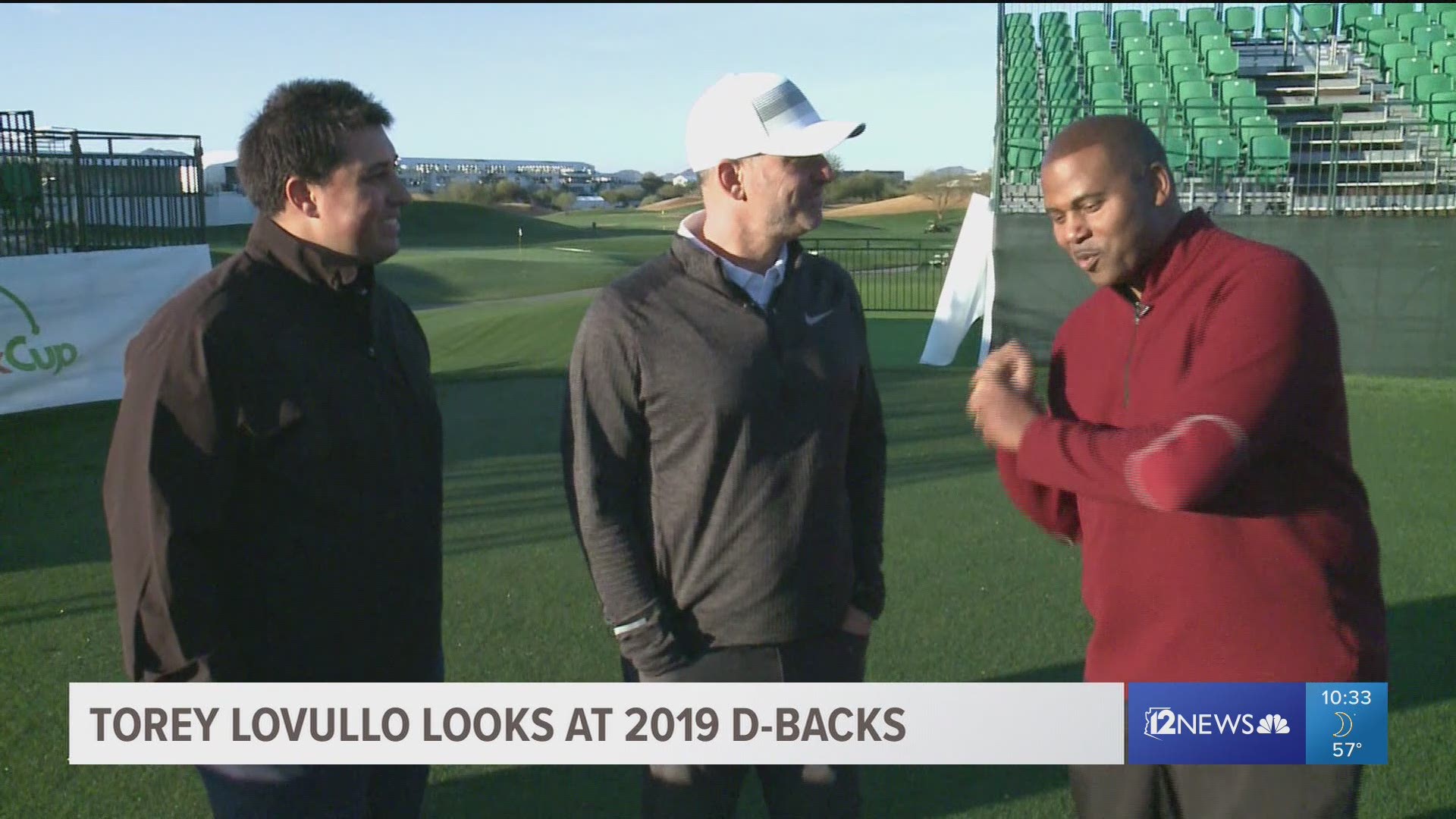 Diamondbacks manager Torey Lovullo discusses his outlook on the upcoming 2019 season during the 12 Sports Golf Show at TPC Scottsdale.