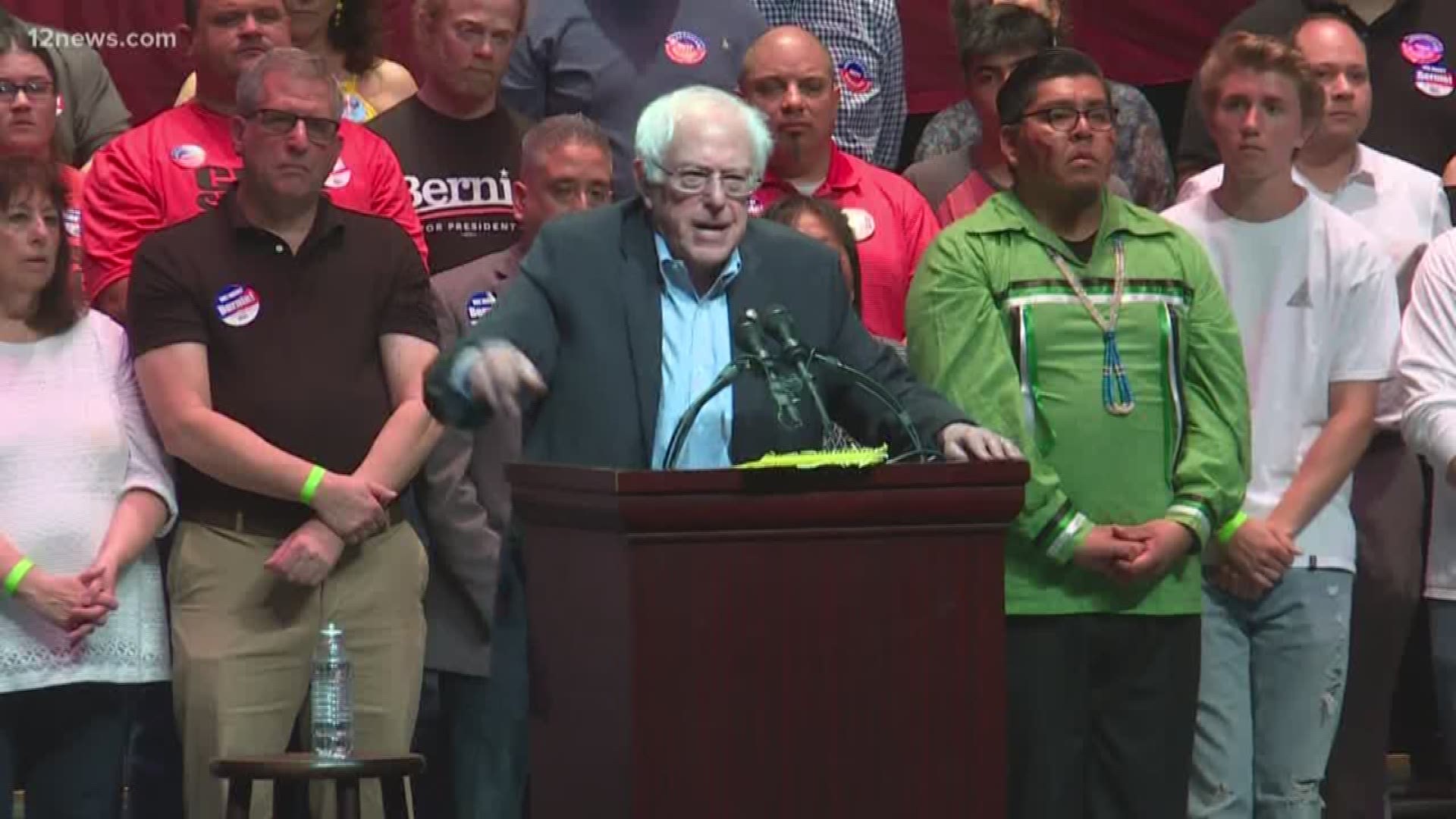 Bernie Sanders is hosting a campaign rally in Tempe on Tuesday. The former presidential candidate will be here to stump for the Democrats, including gubernatorial candidate David Garcia.