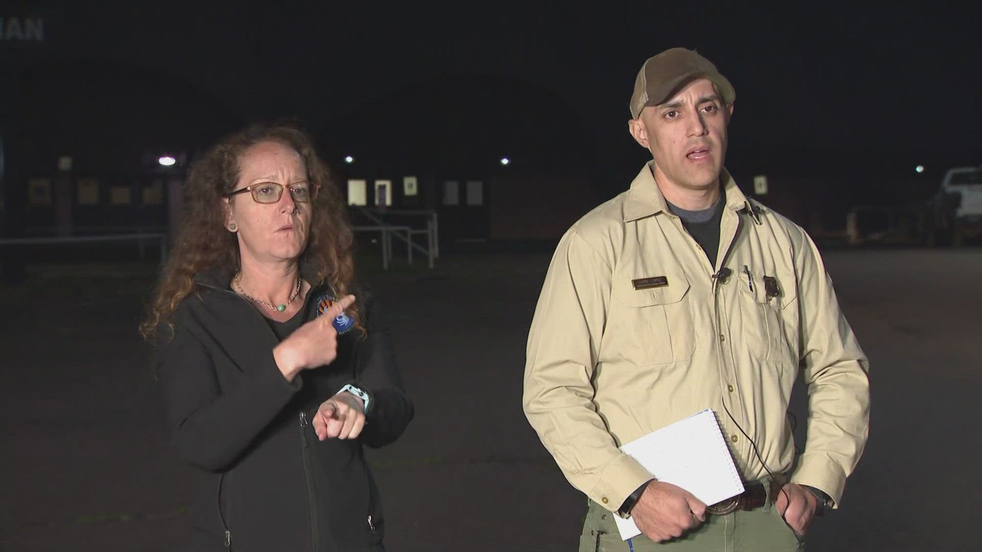 The fire is more than 12,000 acres. 