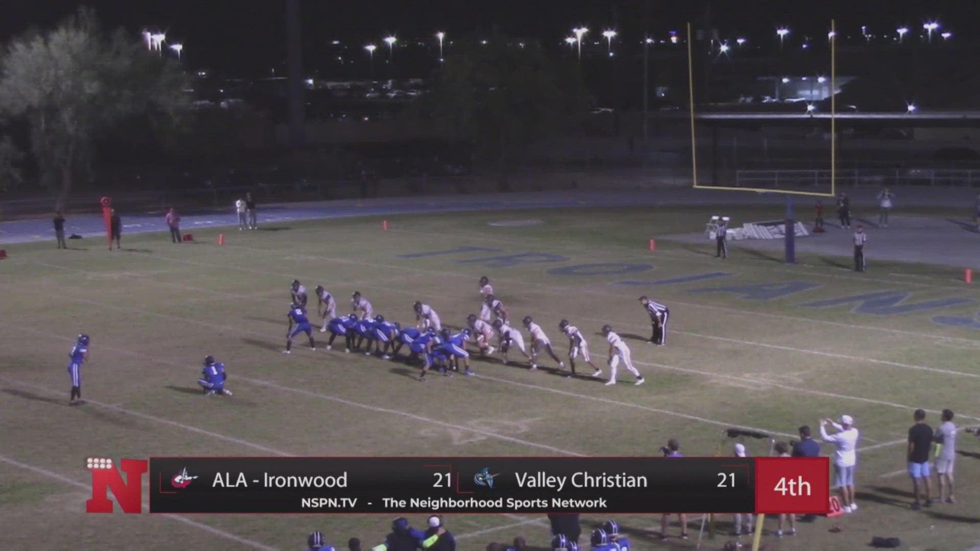 #2 Valley Christian avoided a very early playoff exit by kicking a field goal in the final minute to beat #15 ALA-Ironwood, 24-21