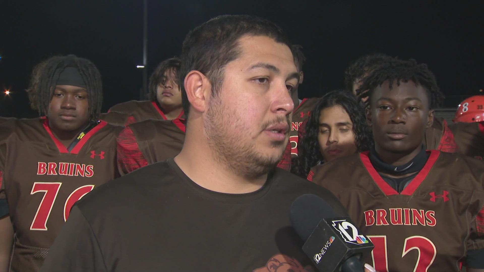 Trevor Browne head coach talks about his team following their Friday night matchup.