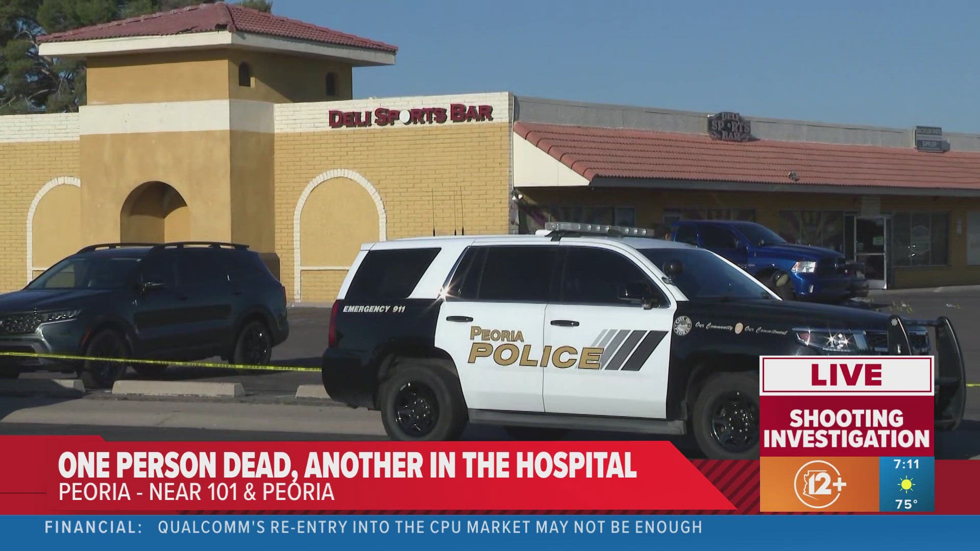 One dead, one hospitalized after Peoria shooting | 12news.com