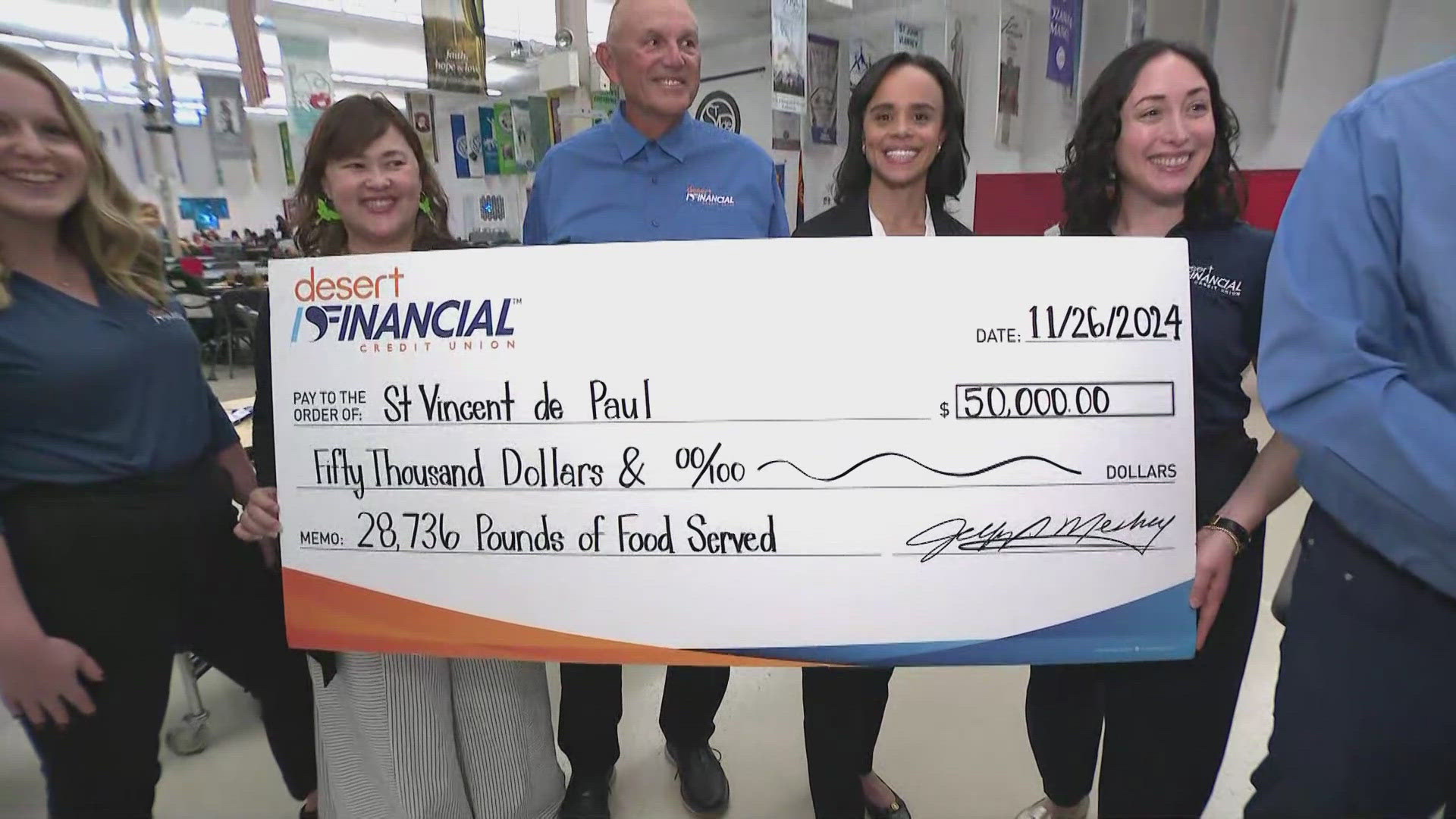 For the last 32 years, 12news has partnered with St. Vincent de Paul and the Bashas’ family of stores to purchase meals for those in need for Thanksgiving and beyond