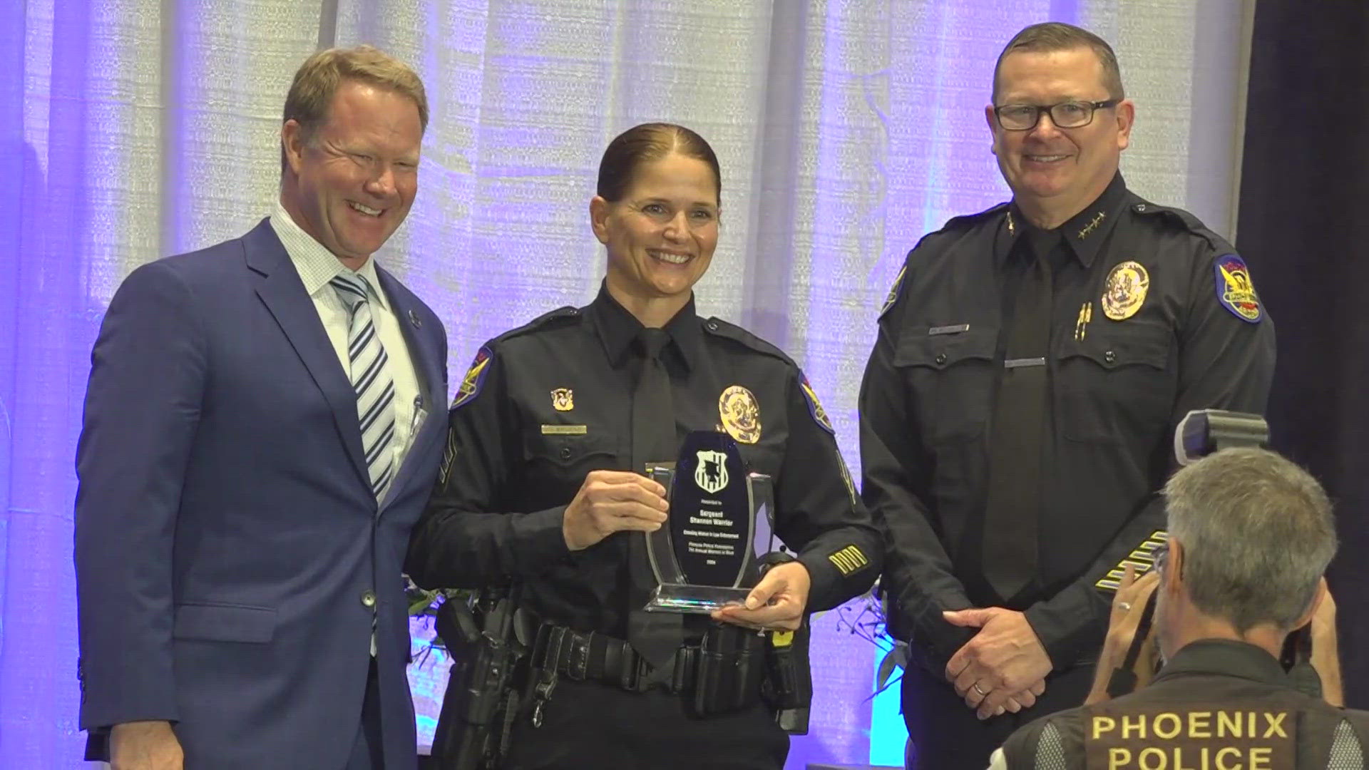 The ceremony honored three distinguished women who have gone above and beyond.