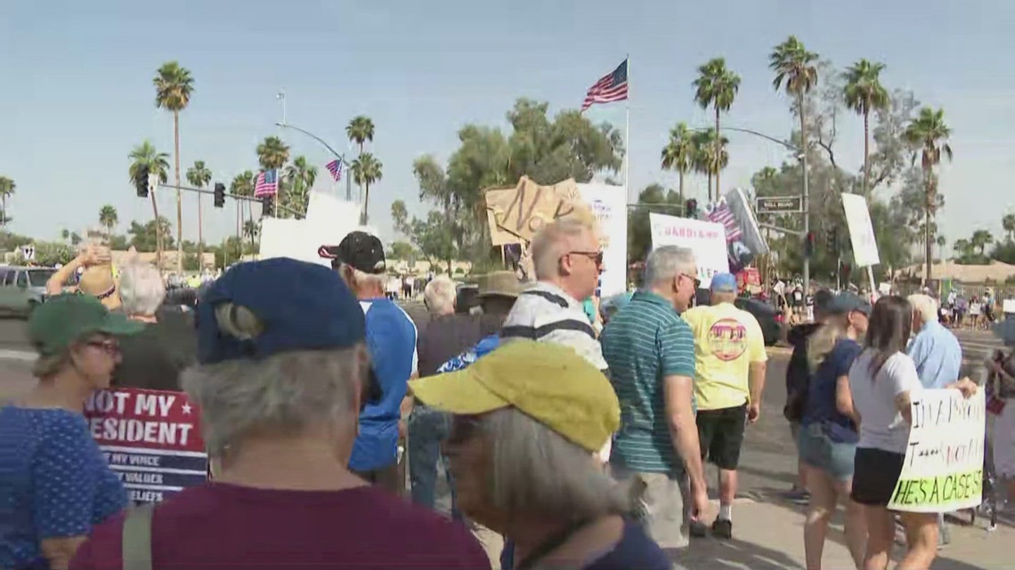 'No Kings' organizers show up in massive numbers in Arizona