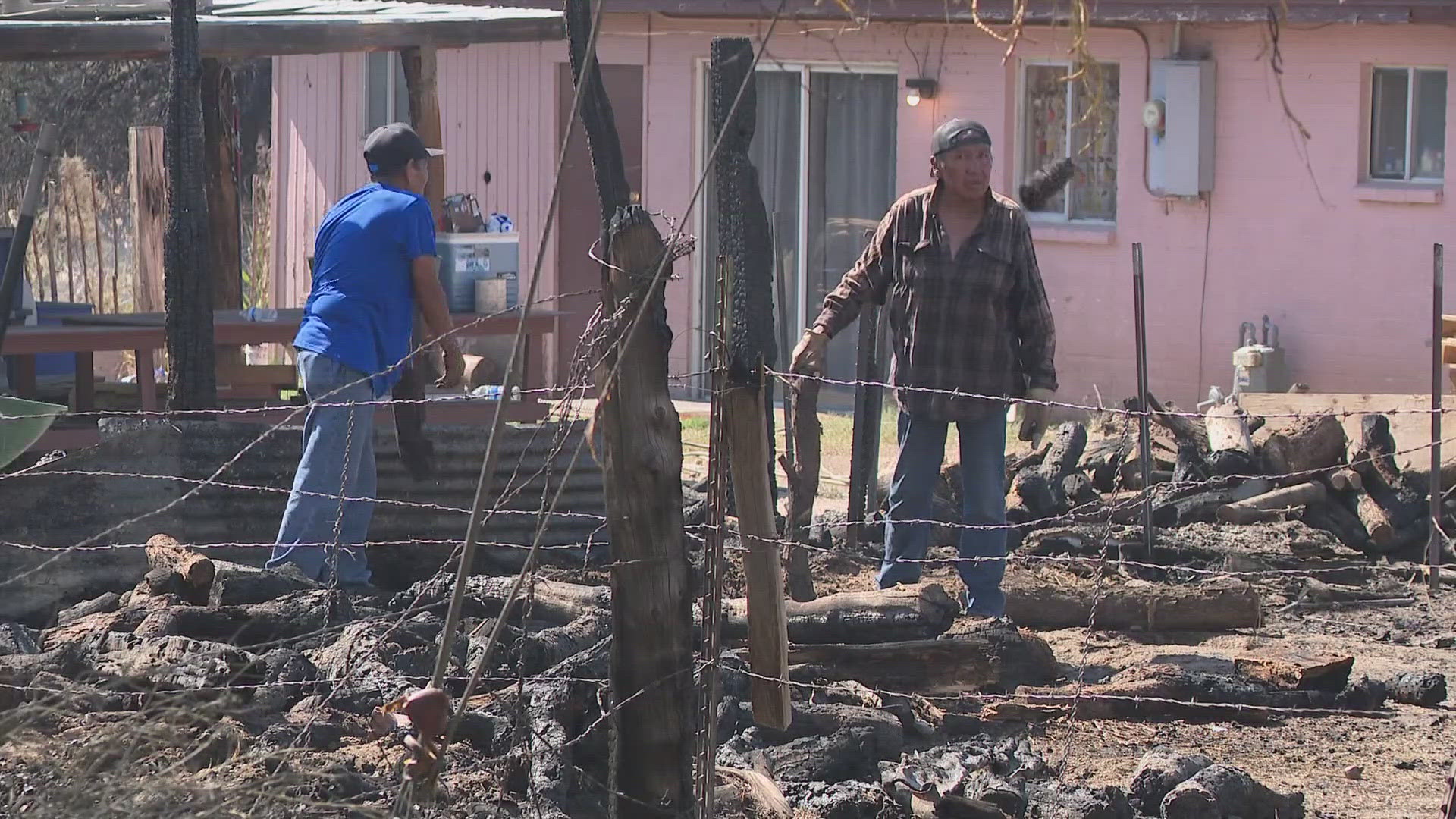 The fire is on the San Carlos Apache Indian Reservation and has burned around 1,115 acres.