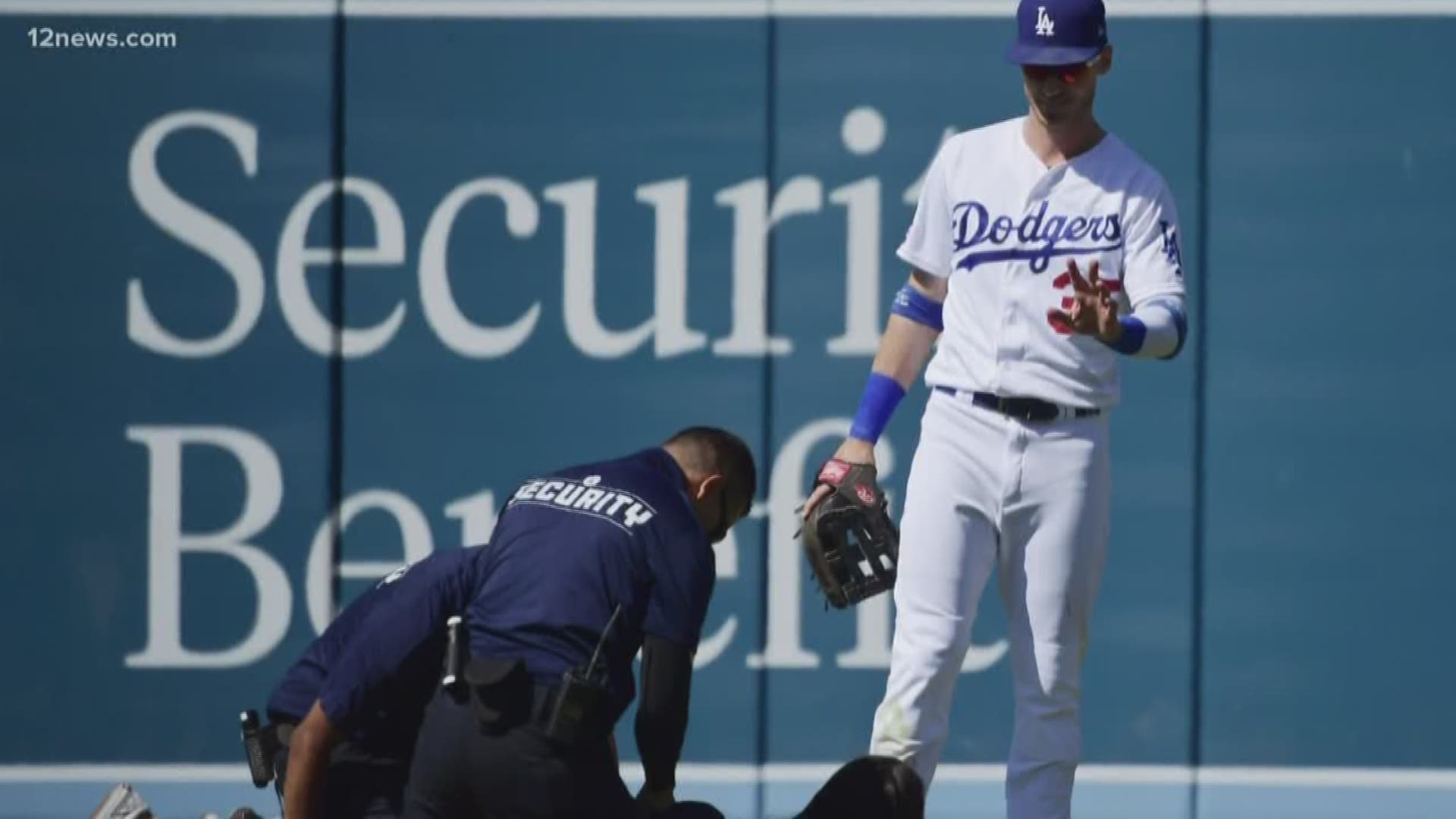 Two young women in two days have charged LA Dodgers player Cody Bellinger while he was on the field this week. One of the women, 18-year-old Madison Alyssa Louis Aranda, charged the field at Chase Stadium when the Dodgers were playing the Diamondbacks Monday evening. Aranda was arrested and charged with criminal trespassing and disorderly conduct.