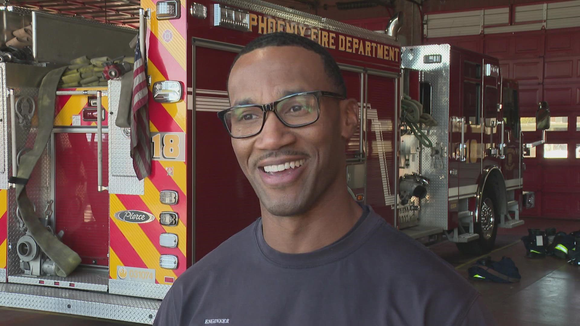 Roy Lewis Jr., who played several seasons in the NFL is now an engineer with the Phoenix Fire Department.