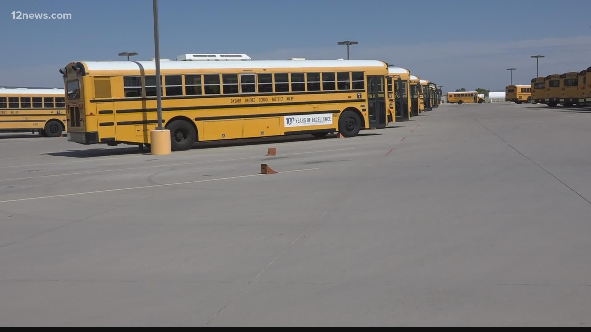 School districts across Arizona are struggling to fill bus driver positions. The Dysart Unified School District upped its starting pay and filled all its positions.