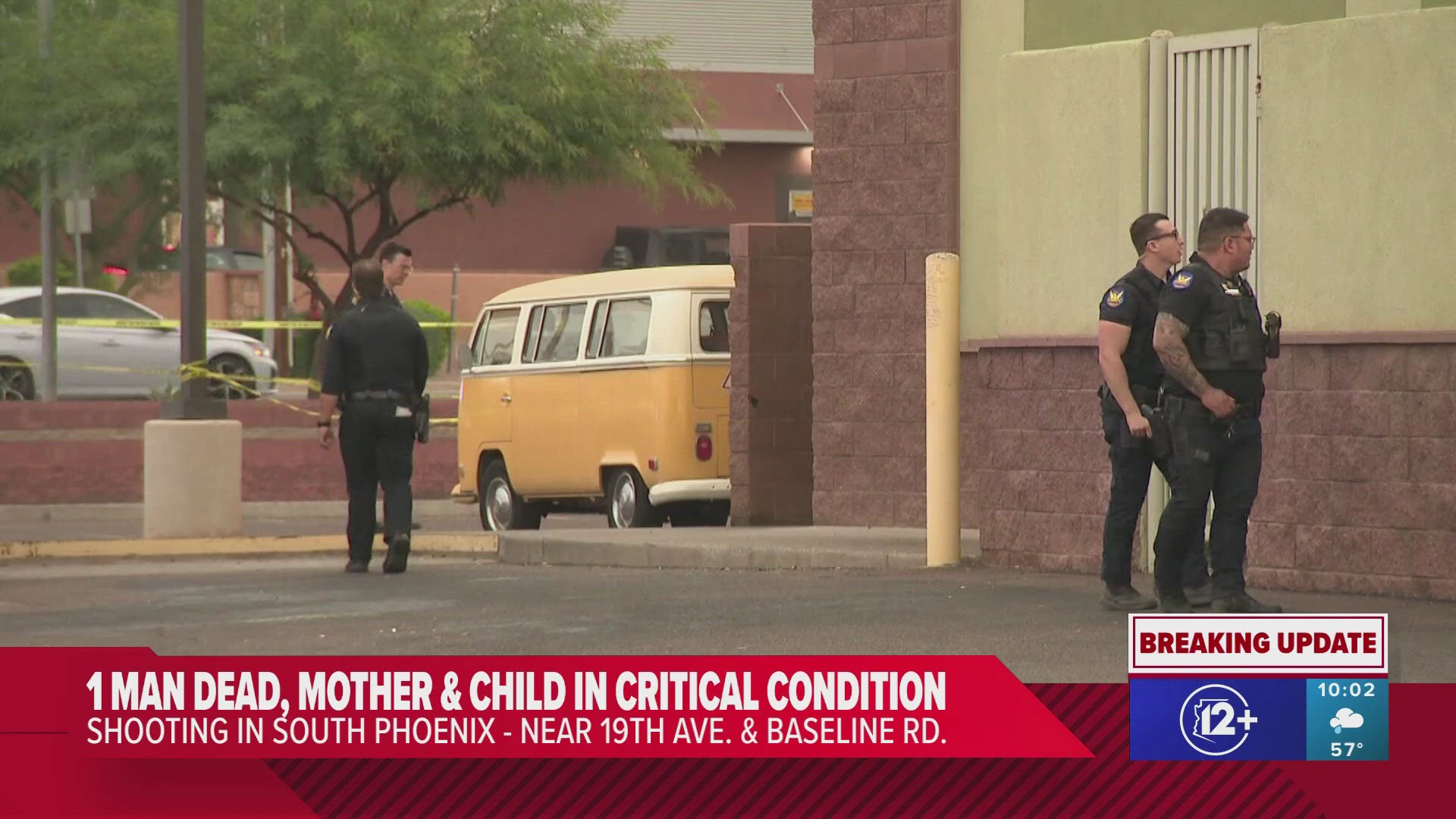 One man died and a mother and two children are fighting for their lives after being shot in south Phoenix. 