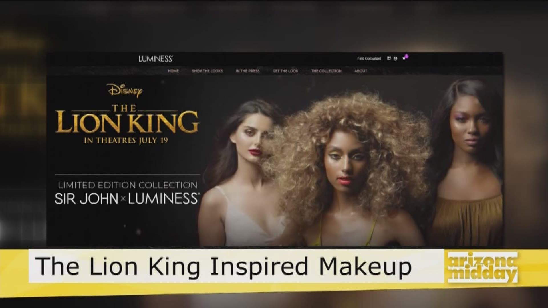 Celebrity makeup artist Sir John gives us the scoop on the new Lion King inspired makeup collection from Luminess Cosmetics