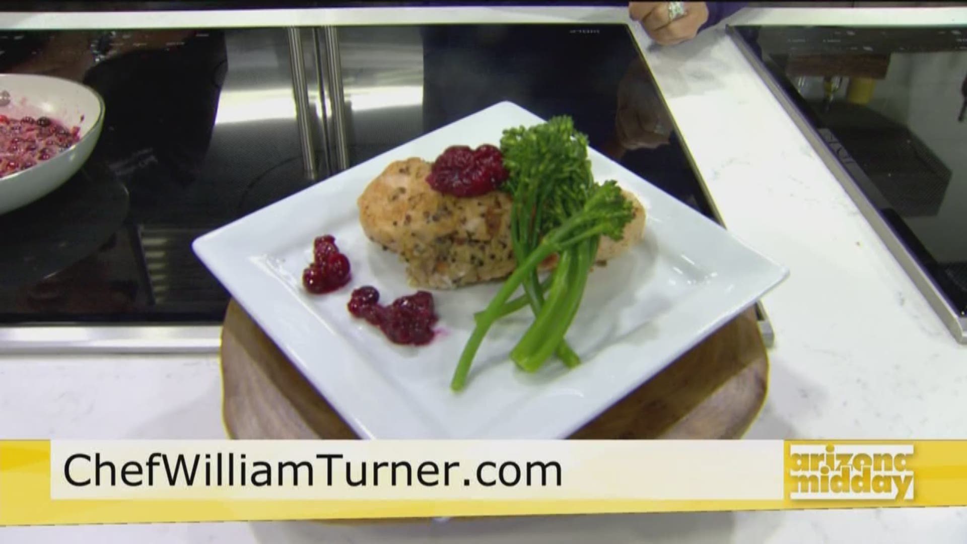 Chef William Turner shows us a holiday twist on chicken!