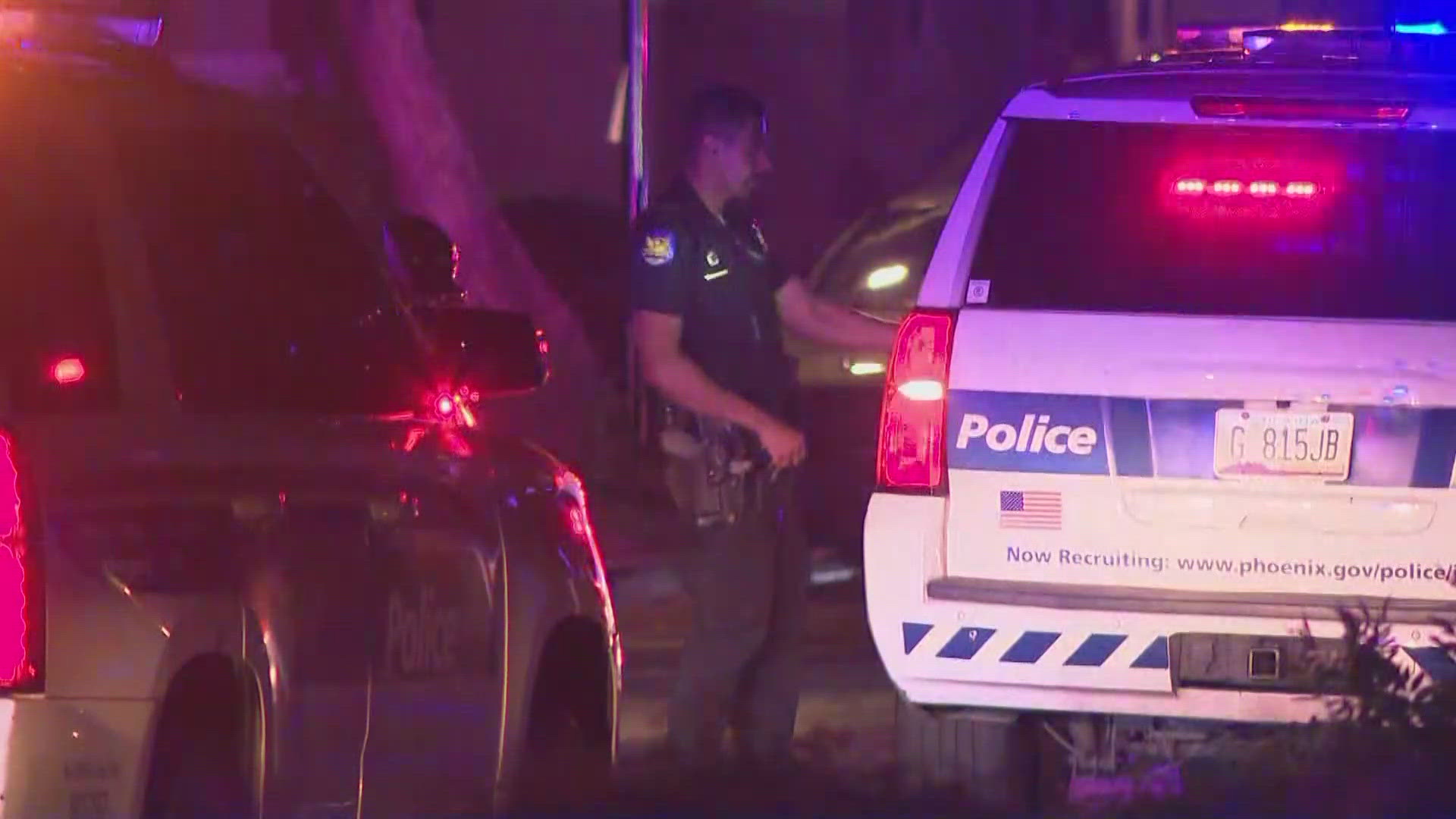 The Phoenix Police Department said the shooting happened just before 9 p.m. near Southern Avenue and 24th Street. 