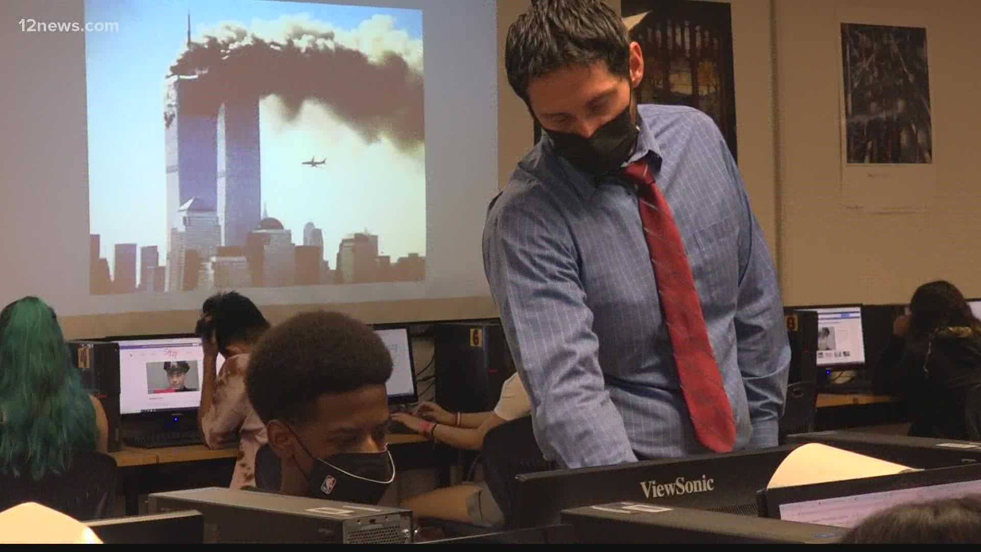 A generation of people who weren't alive on 9/11 is now in high school. The students at one Valley school are learning about that day from their textbooks.