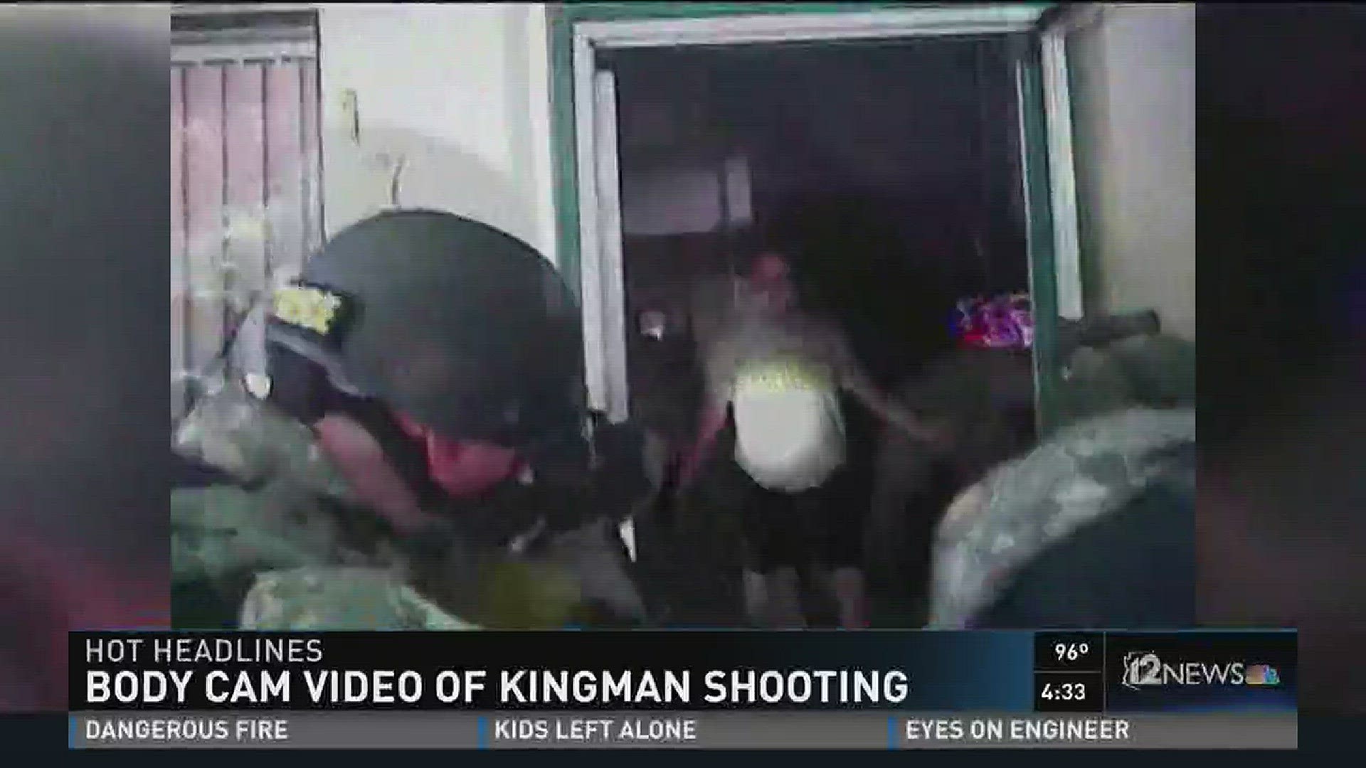 Body cam video released from Kingman shooting