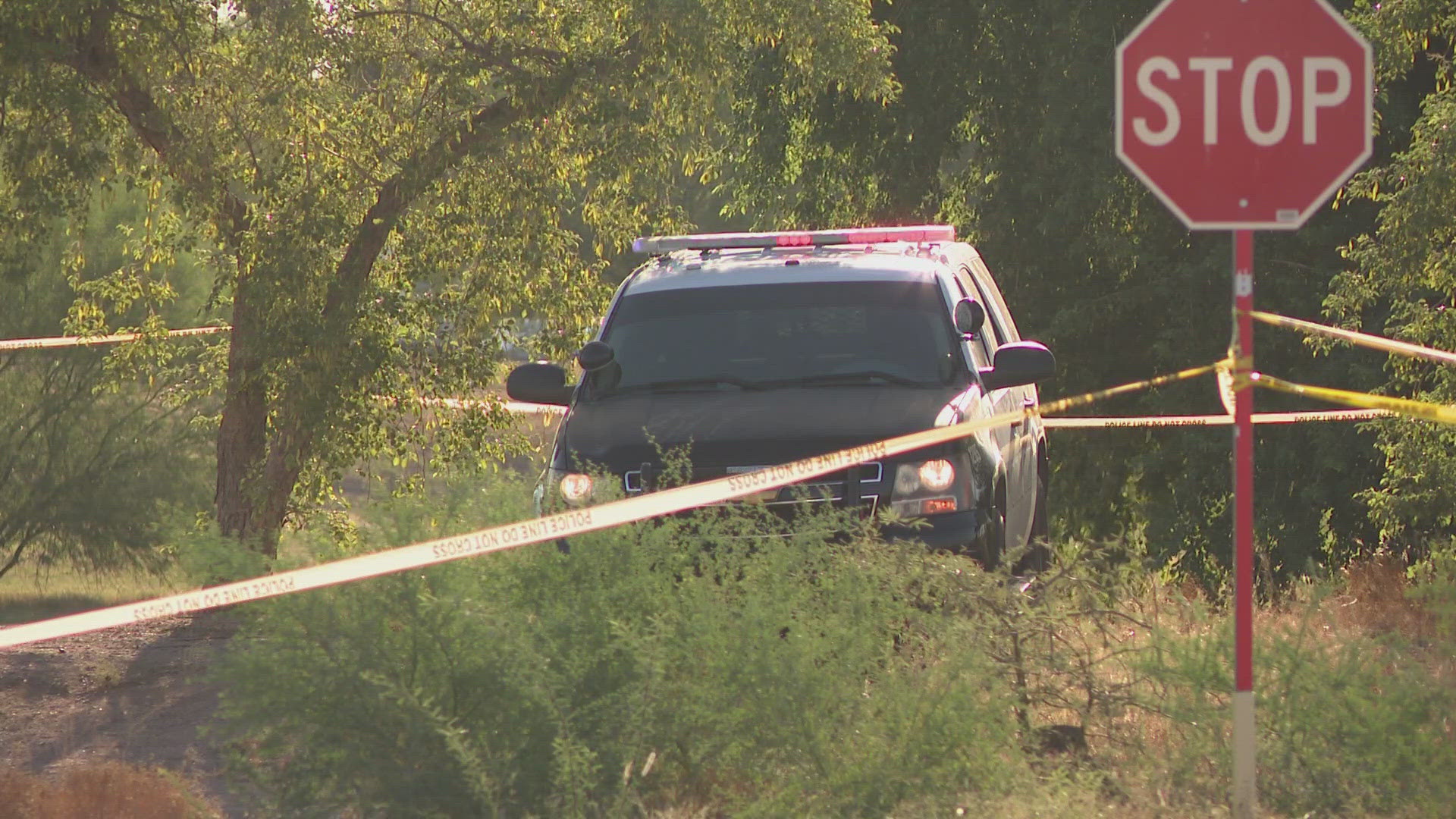 The shooting happened early Sunday morning near Broadway and Crimson roads.