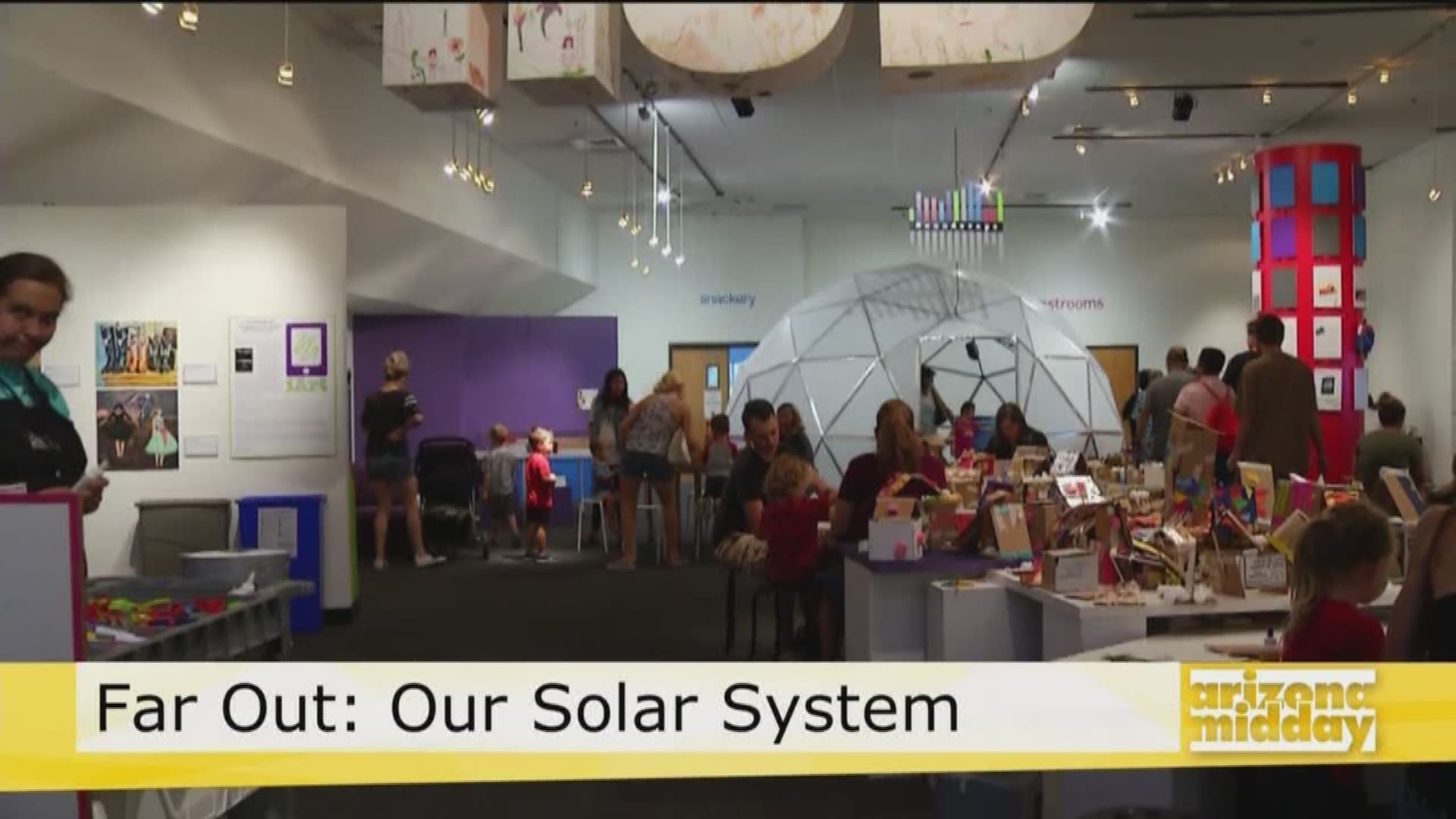 Looking for fun with the family? Yvette with the i.d.e.a. Museum shows us what's in store for the new "Far Out: Our Solar System" Exhibit."