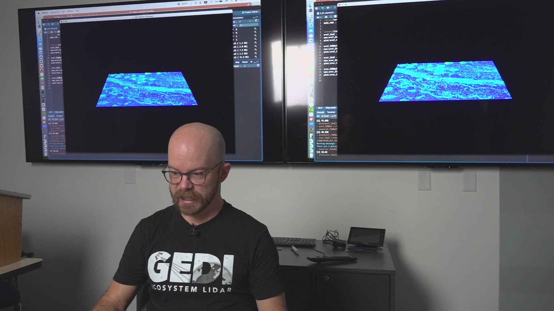 A NAU professor is using lasers to check how healthy the earth is. What he's found, could help everything from climate change to wildfires and endangered species.