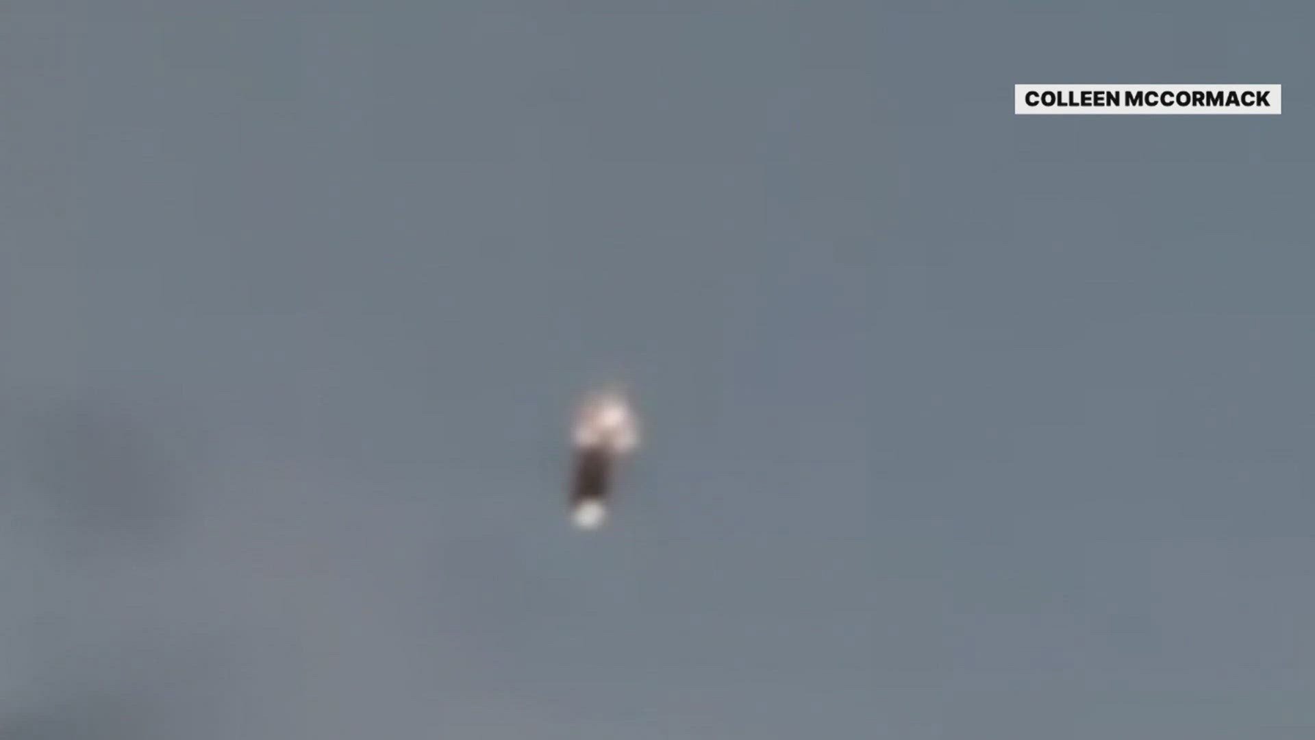 This unidentified object in the sky has a Massachusetts woman wondering - what in the world is that thing?