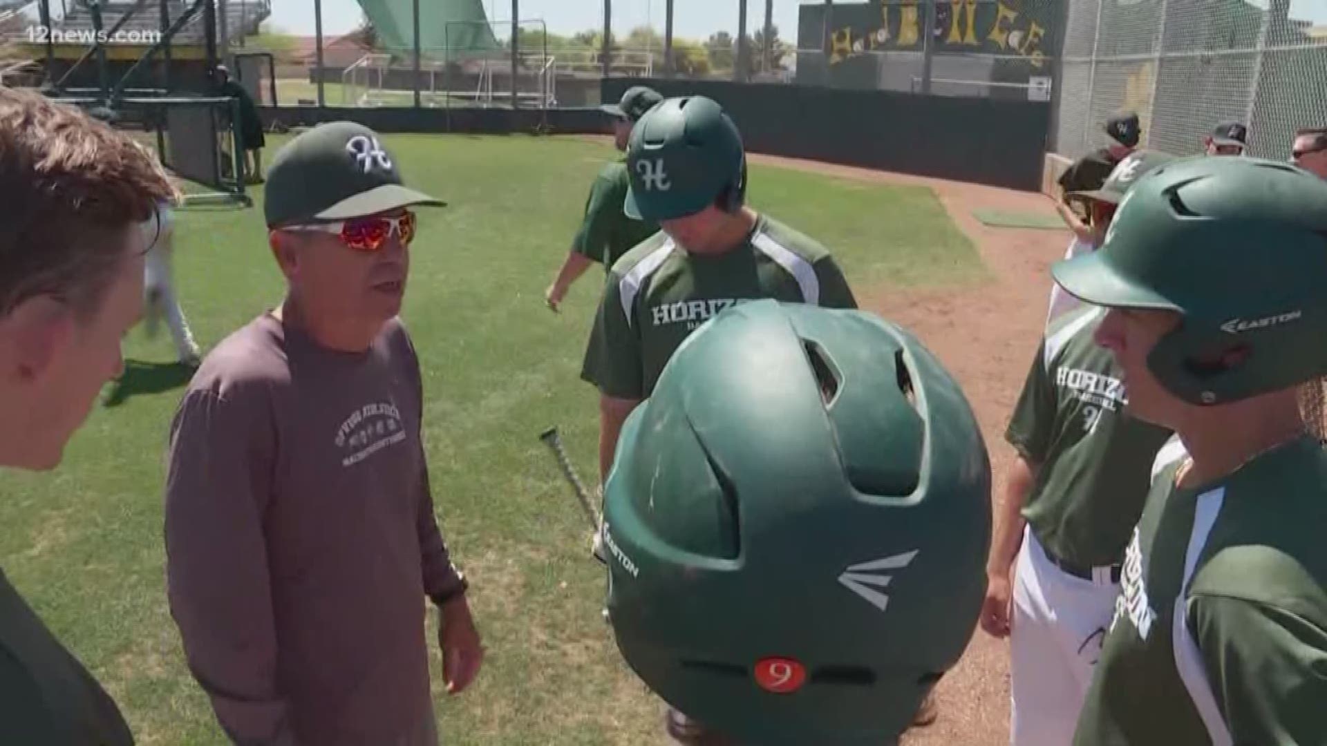 Hundreds of Scottsdale parents rallied in support of Horizon High School head baseball coach Eric Kibler.