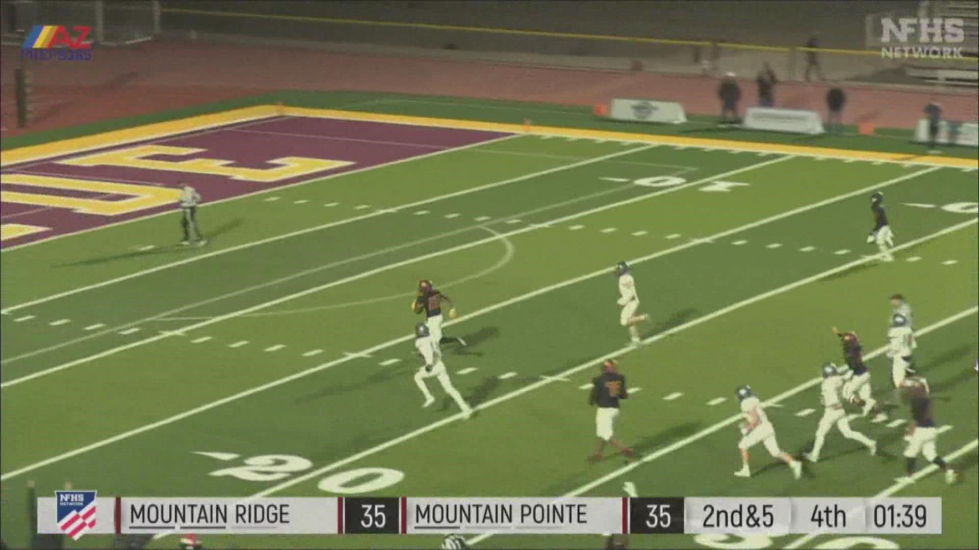 Mountain Pointe holds on for the one-point win to start the state playoffs.