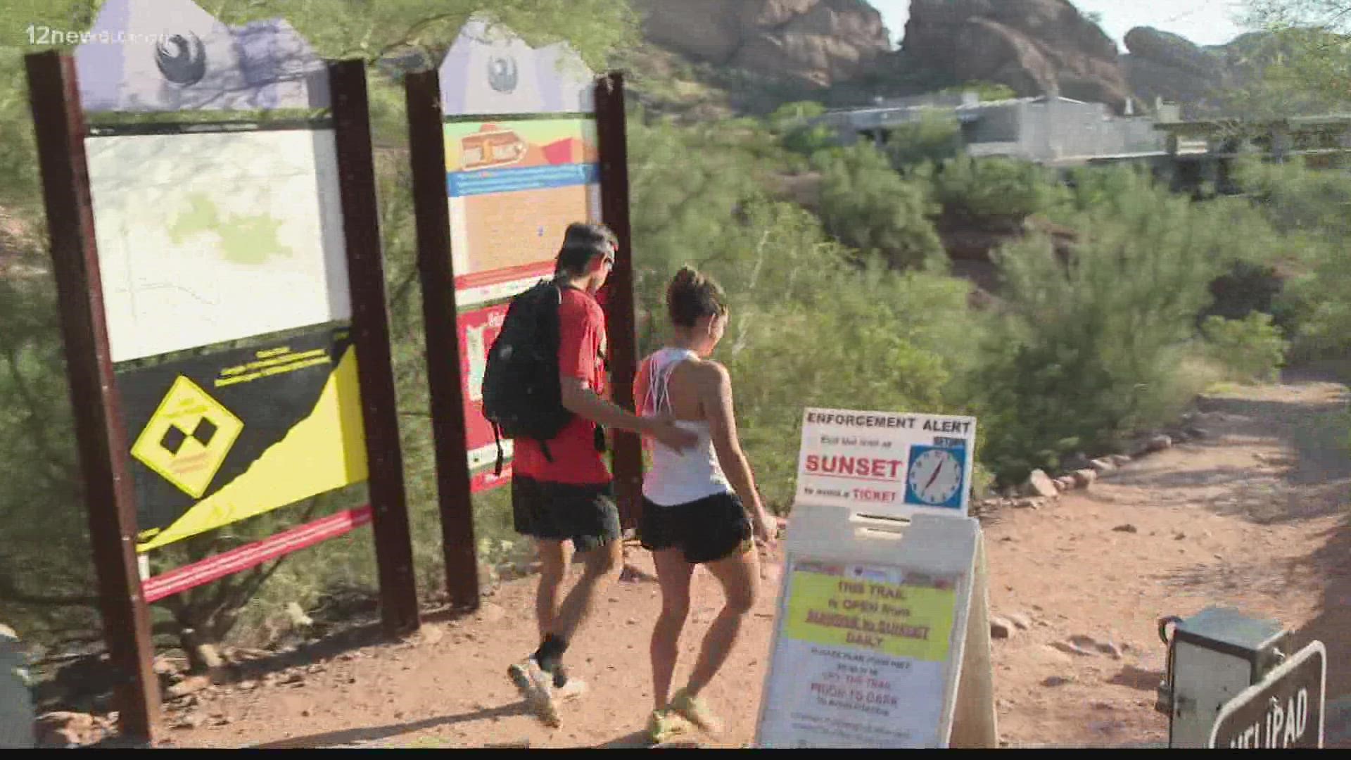 From flash flooding to high heat here in the Valley, Phoenix is trying to make sure hikers stay safe while we deal with excessive heat warnings.