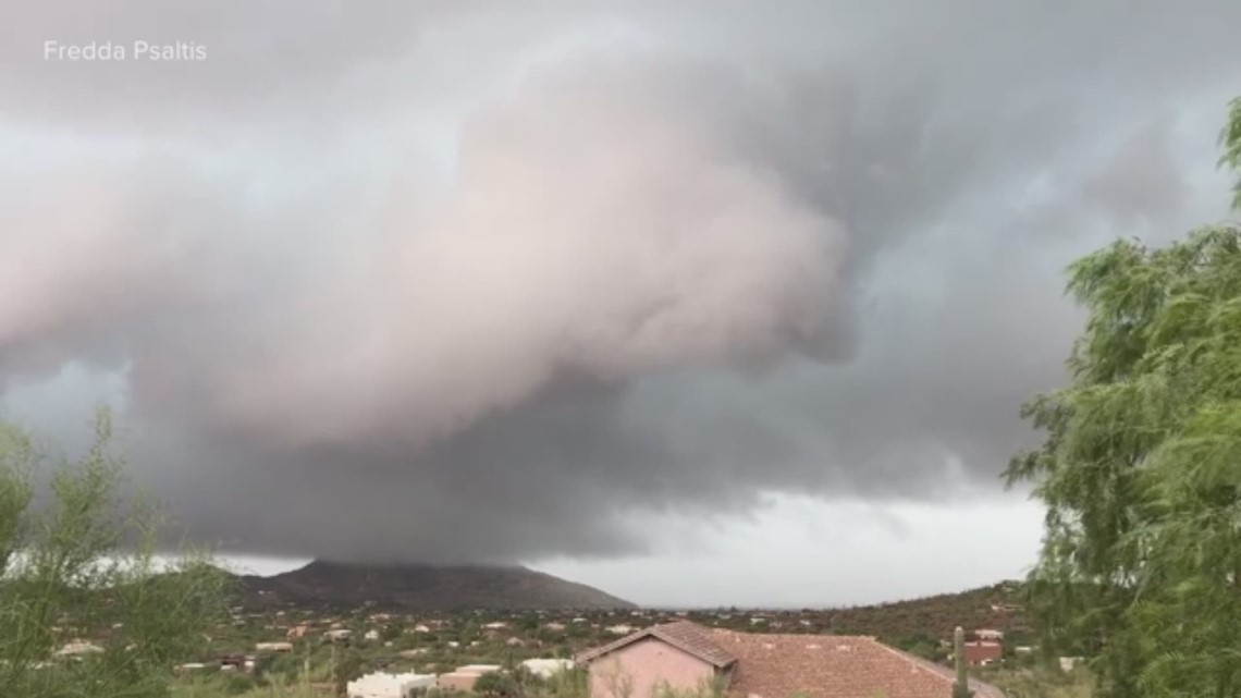 A tornado, possibly 2, touched down in Arizona during Monday's storms