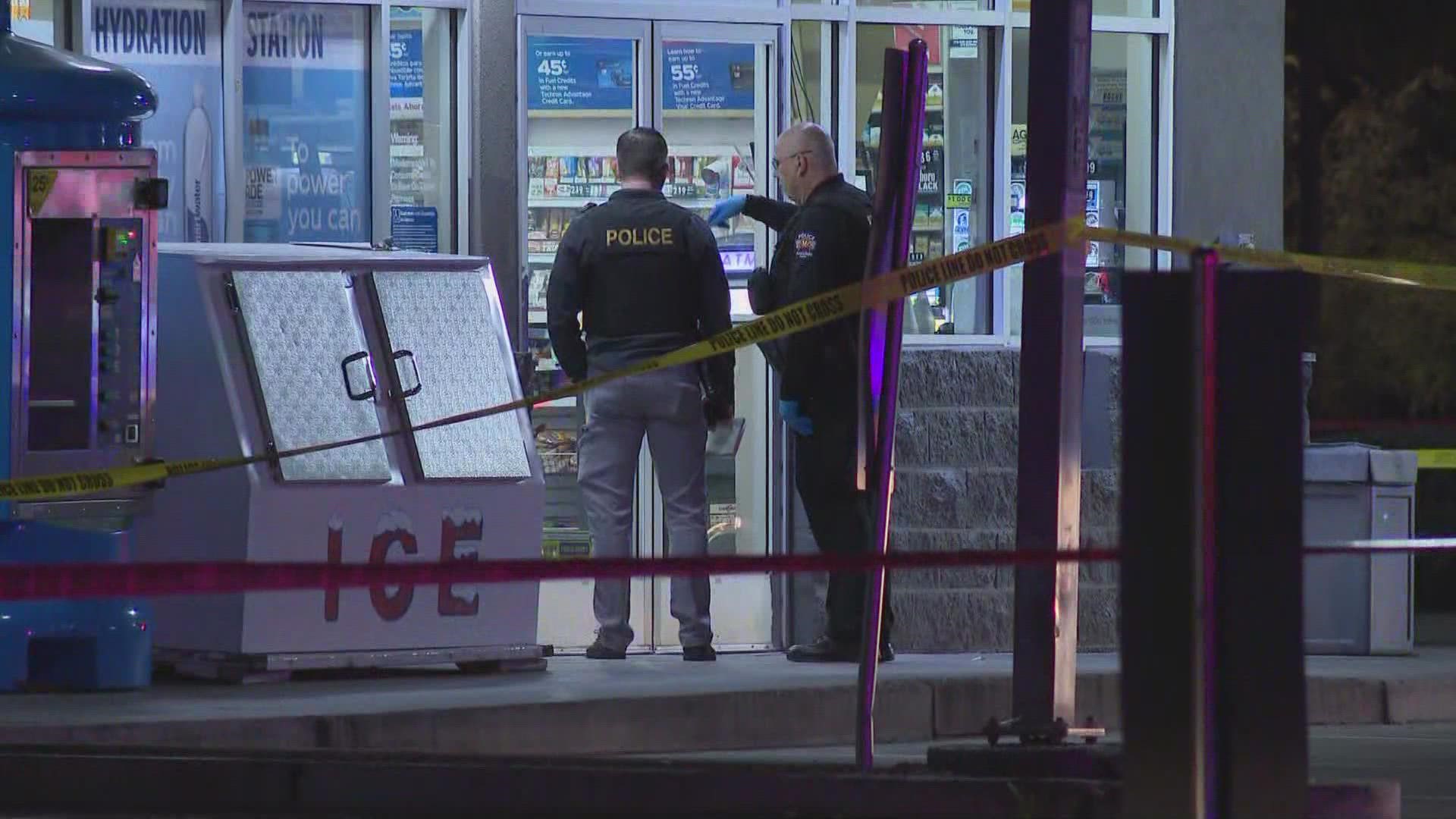 An attempted robbery at an Avondale gas station was stopped in its tracks when the suspect was shot by the employee behind the counter.