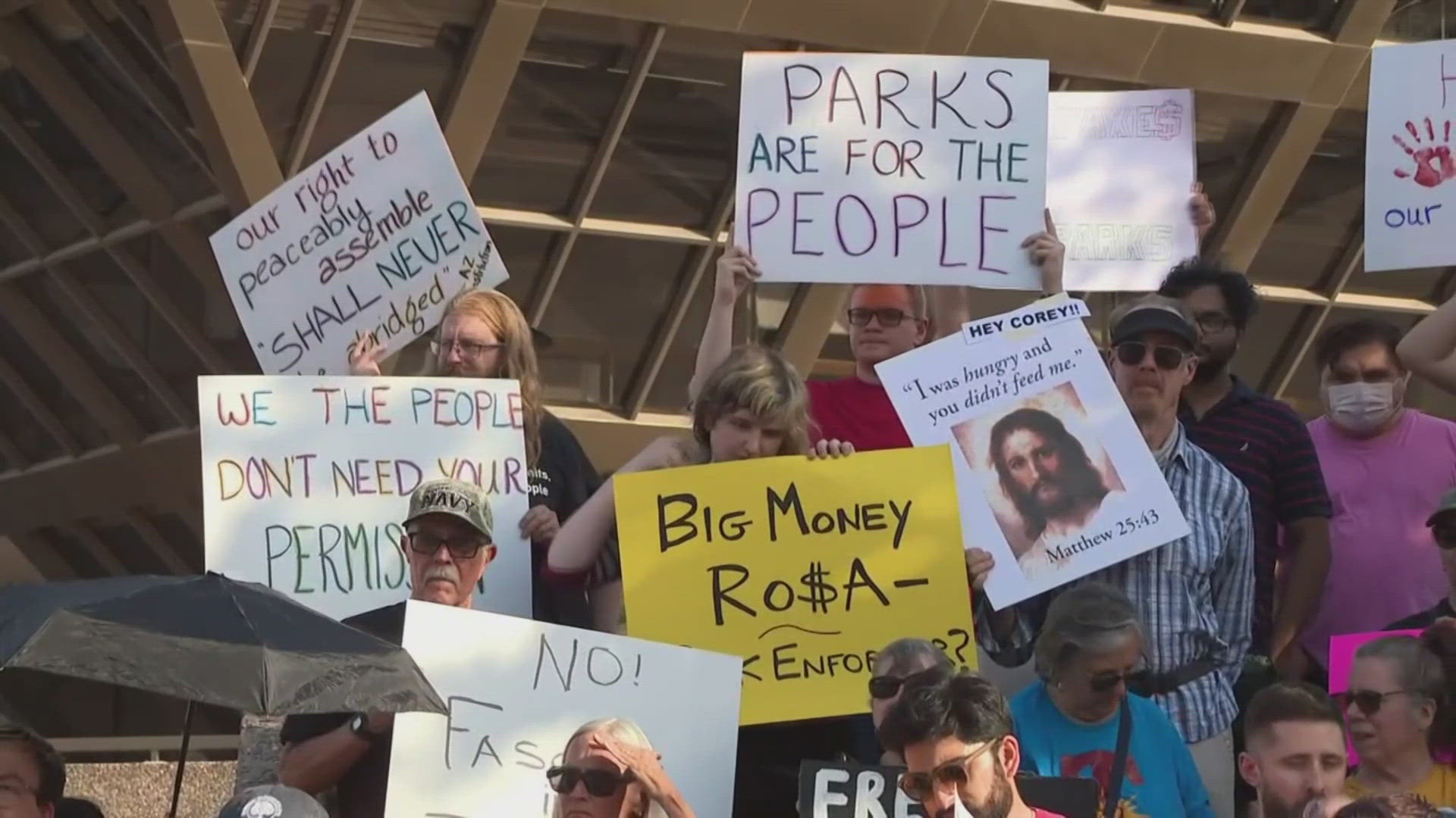 The ordinance required groups of 30 or more people gathering at parks or public spaces to get a permit to do so. Here's what residents have to say.