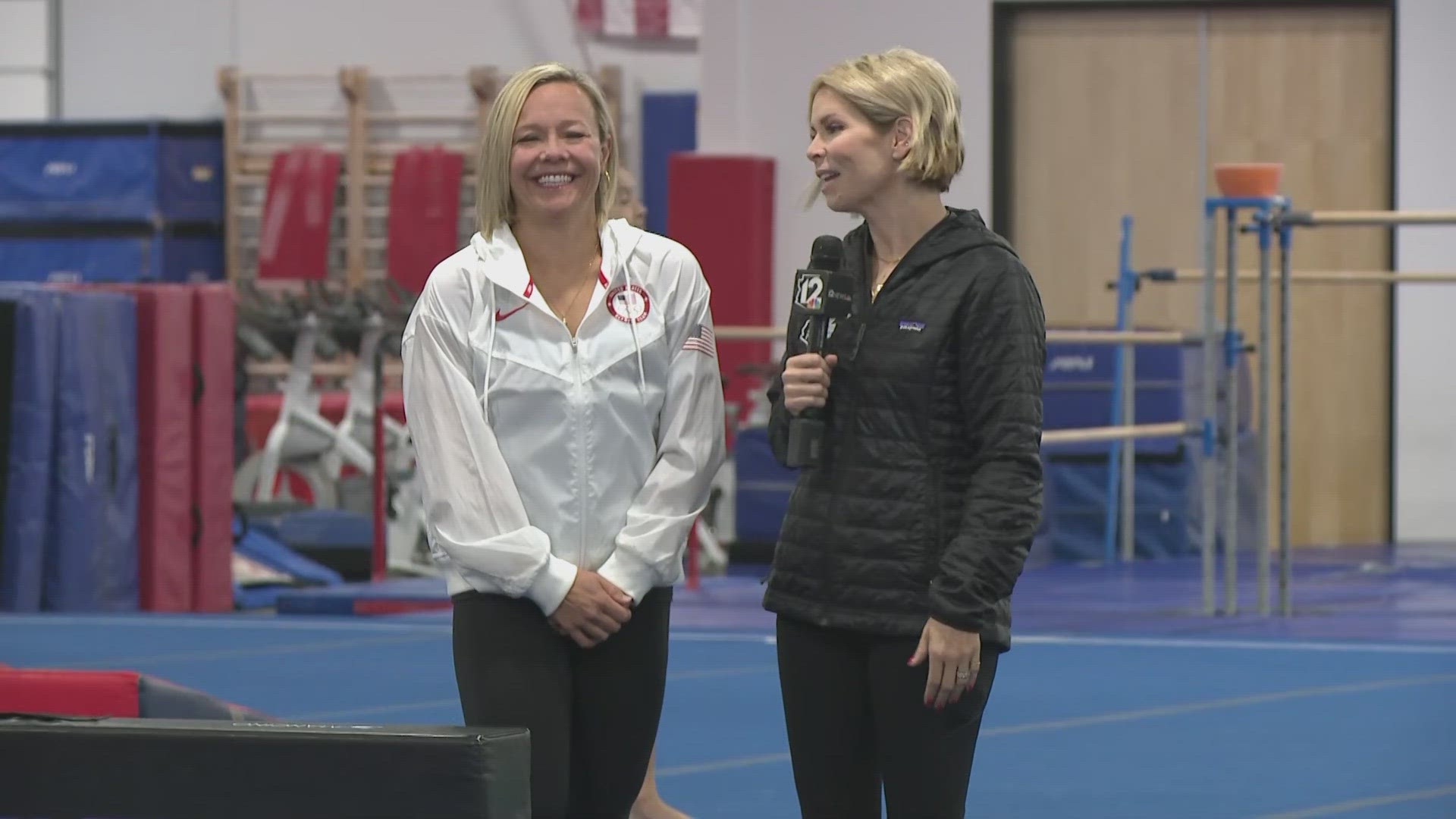Amanda Borden was the captain of the gold medal-winning United States team in the 1996 Summer Olympics. Now she's training new gymnasts.