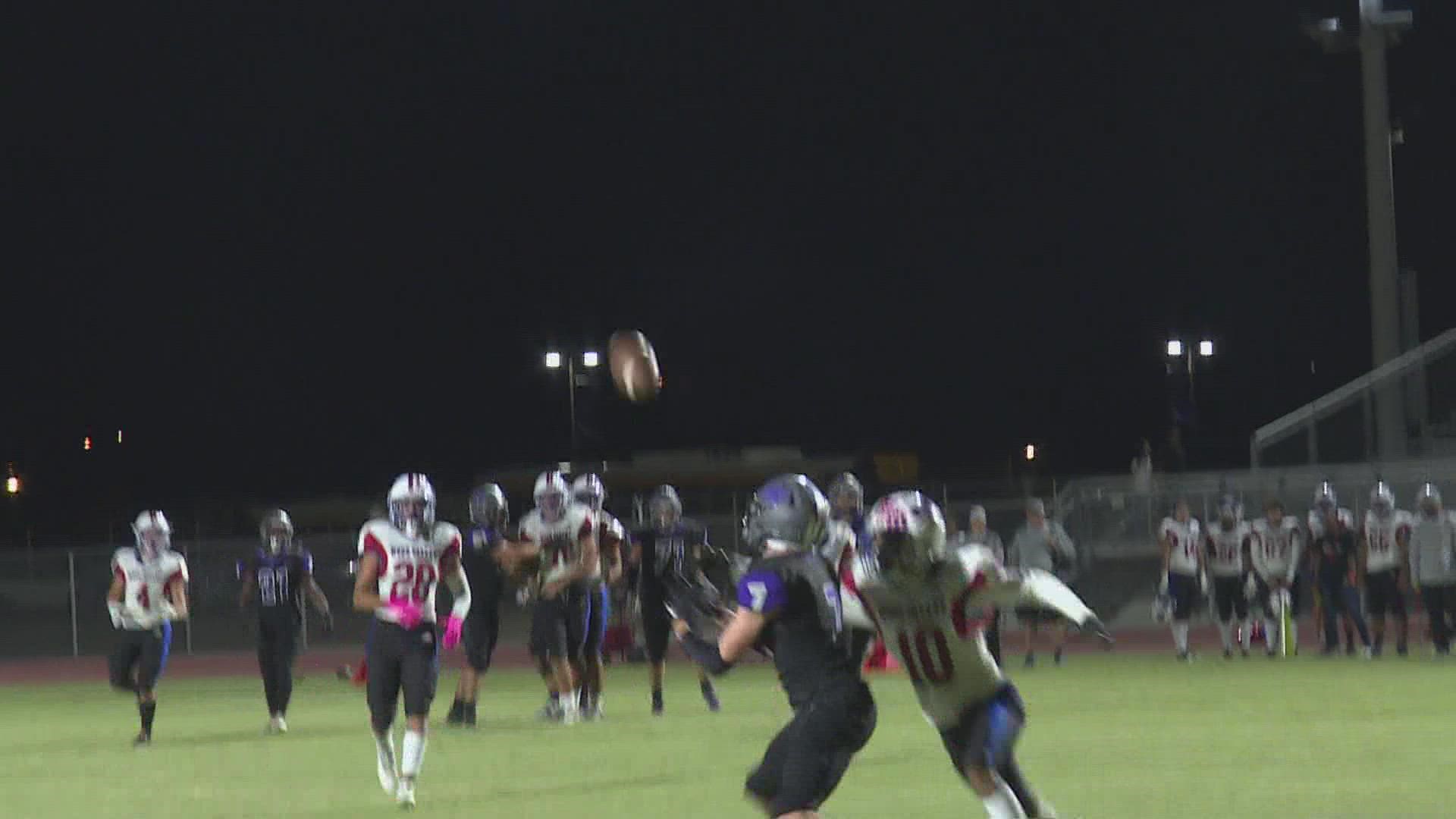 The Knights shut out Moon Valley in Week 5 football action.