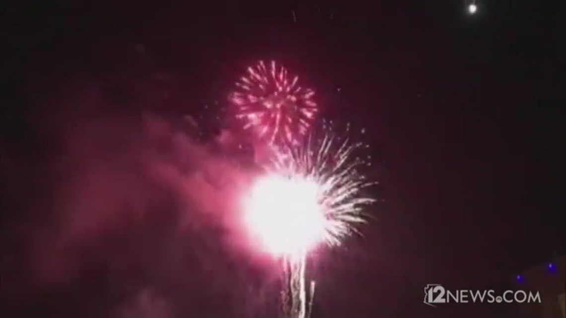 Cave Creek fireworks light up the July 3 sky