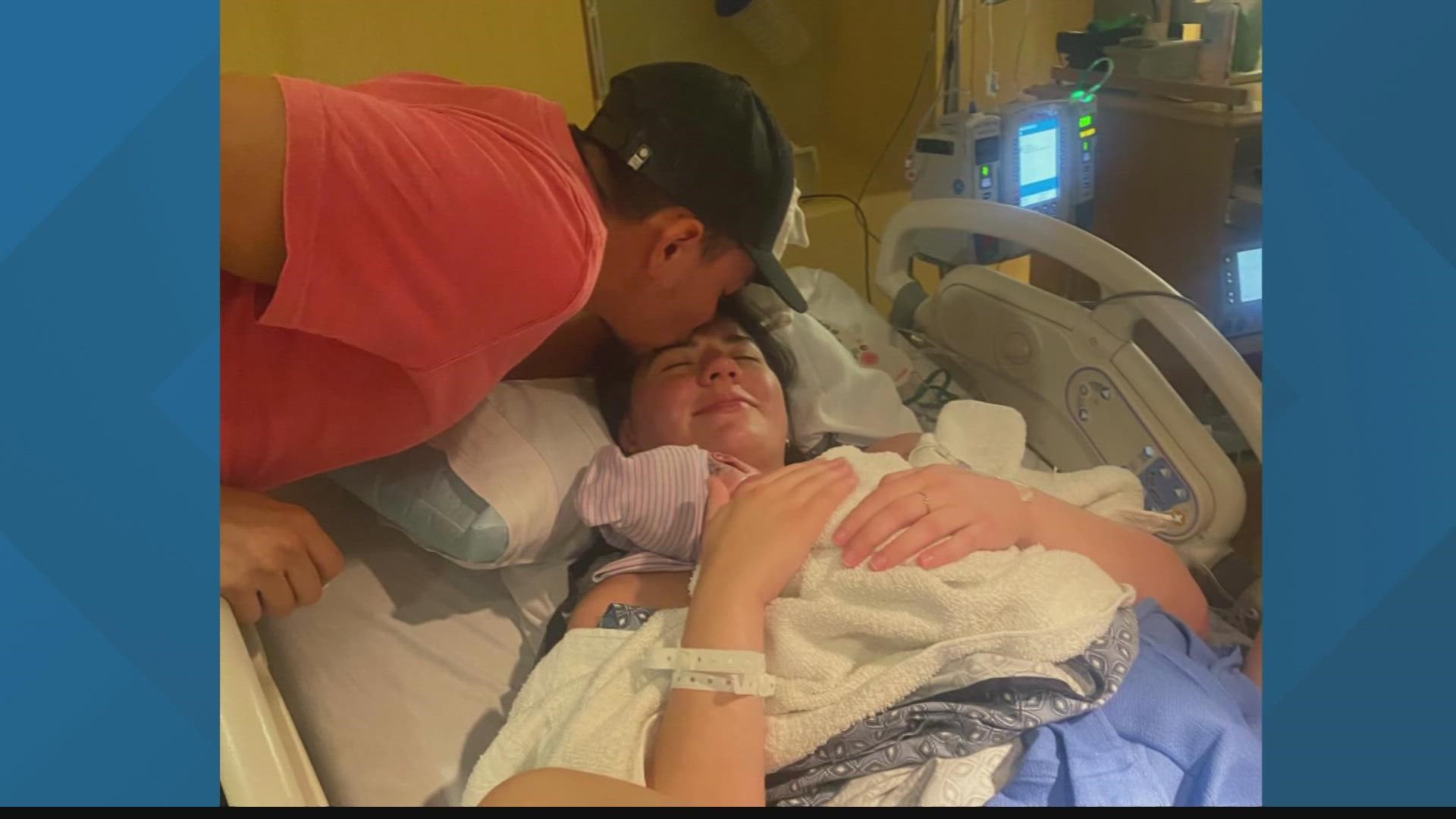 It was a Father’s Day blessing for a Valley dad who welcomed a baby girl just before midnight.