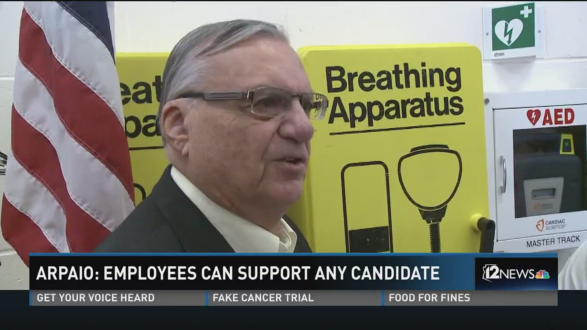 Arpaio: employees can support any candidate