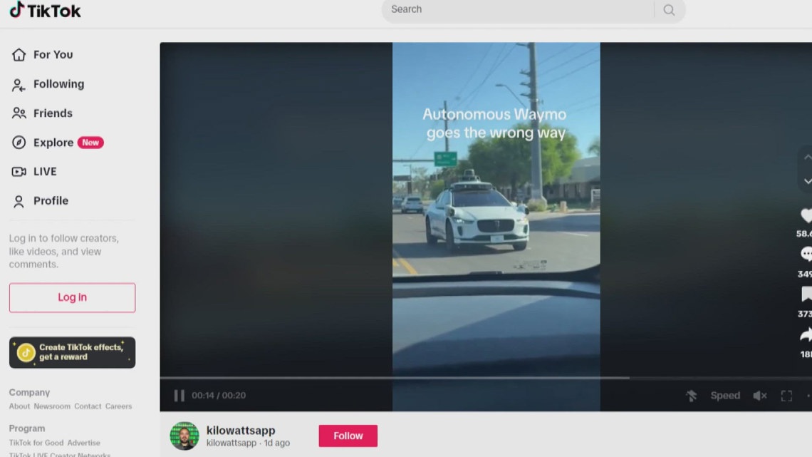Waymo car caught on camera turning into oncoming traffic - Vimarsana News