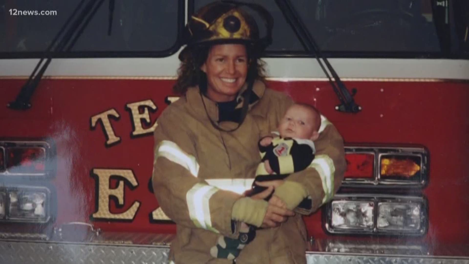 Gretchen Chalmers, the first female to retire from Tempe Fire, spent 26 years with the department and says she's ready to spend more time with her husband. But she says, she's excited for girls of the future to take up any job they want just like she did.