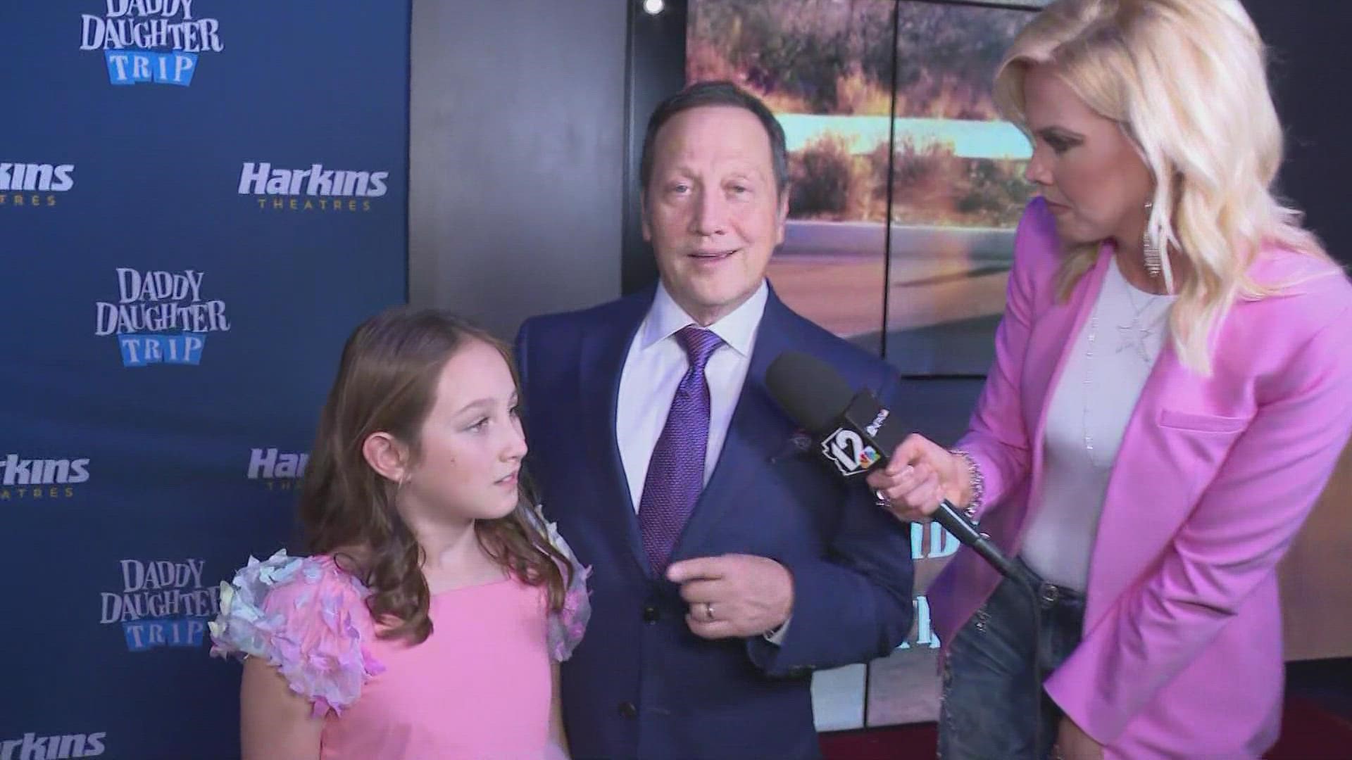12News’ Krystle Henderson was live on the red carpet for Rob Schneider’s new movie.