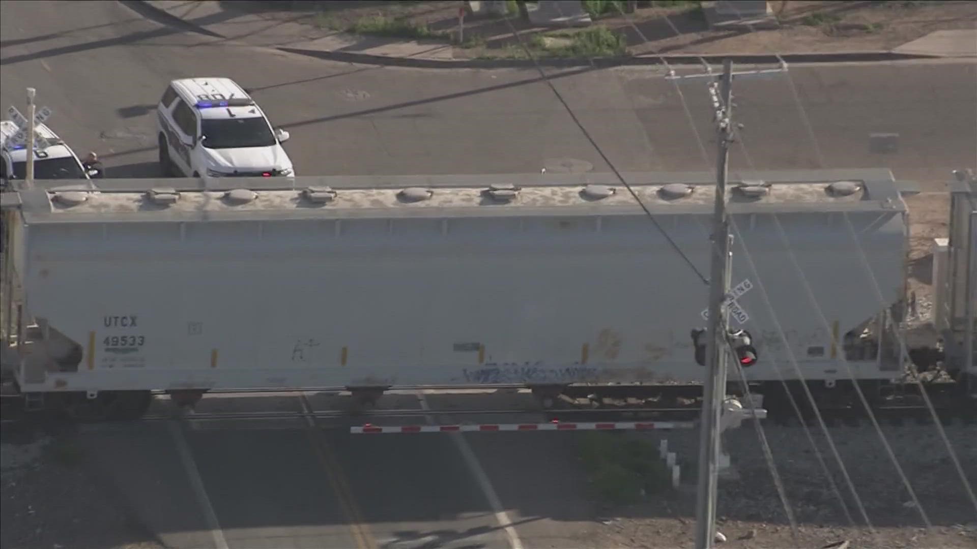 Phoenix police said the man was transported to the hospital after the crash Friday afternoon near 31st Avenue and Harrison Street.