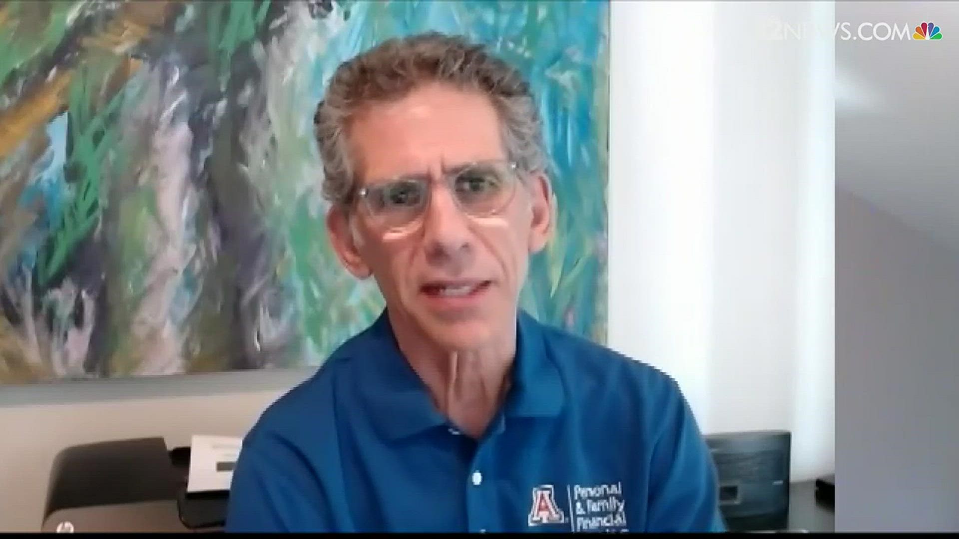 With thousands facing severely limited income or being laid off altogether, University of Arizona finance professor Rick Rosen has a word of advice: save money.