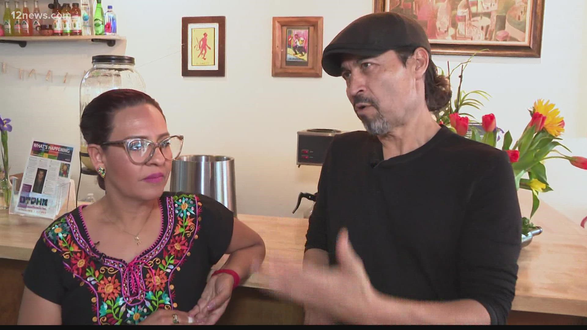 The couple behind El Zaguan Bistro in downtown Phoenix is trying to use their restaurant to support the local community. Here is their story.