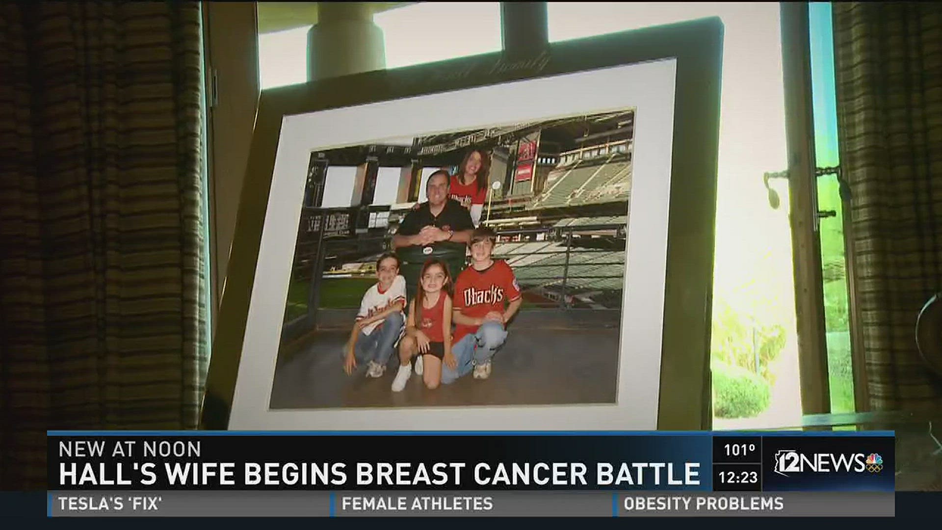 Wife of Dbacks CEO Derrick Hall diagnosed with breast cancer