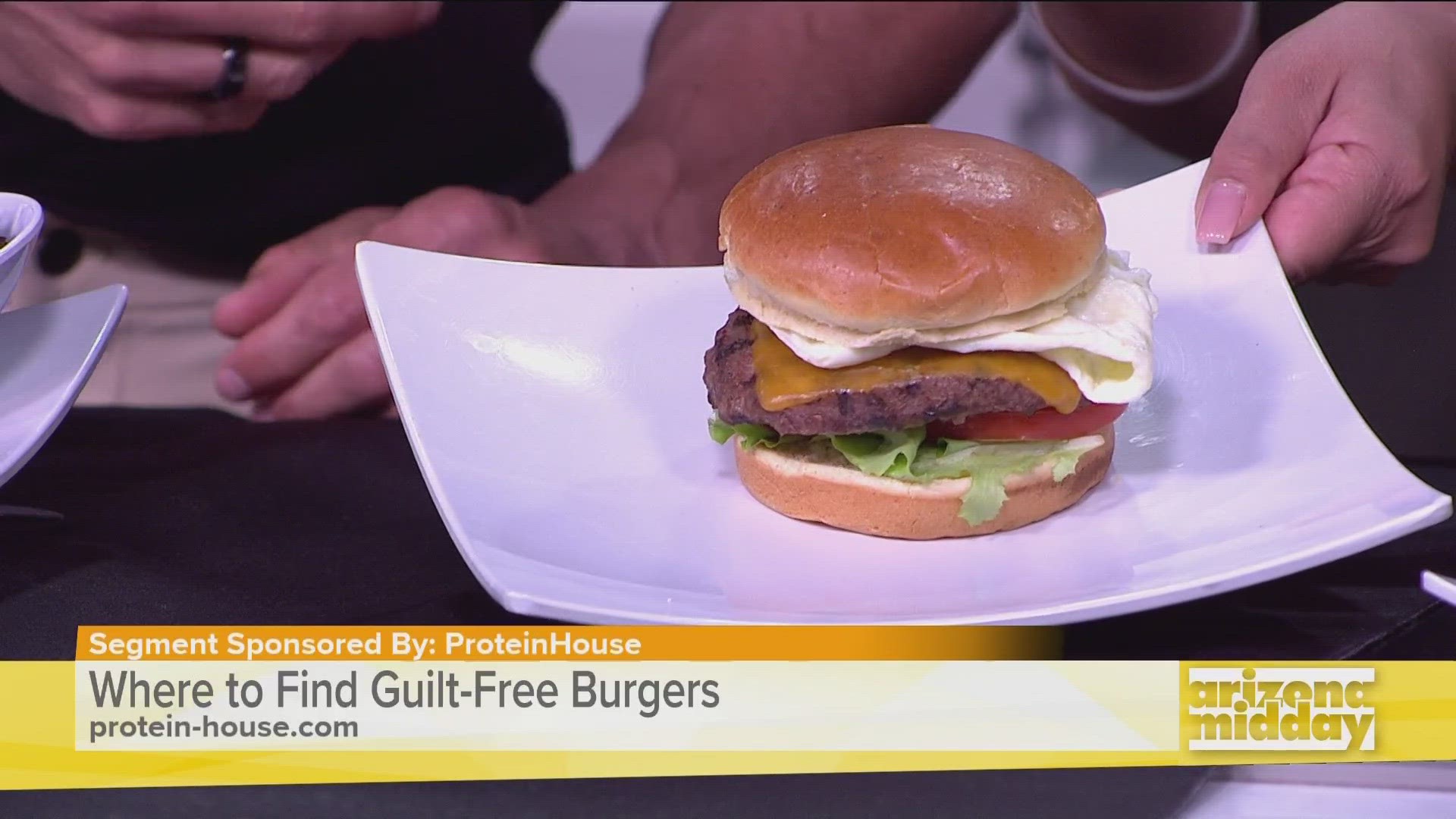 ProteinHouse’s Andrew Bick comes to our Arizona Midday kitchen to share tips for preparing a guilt-free burger with nutritious toppings!