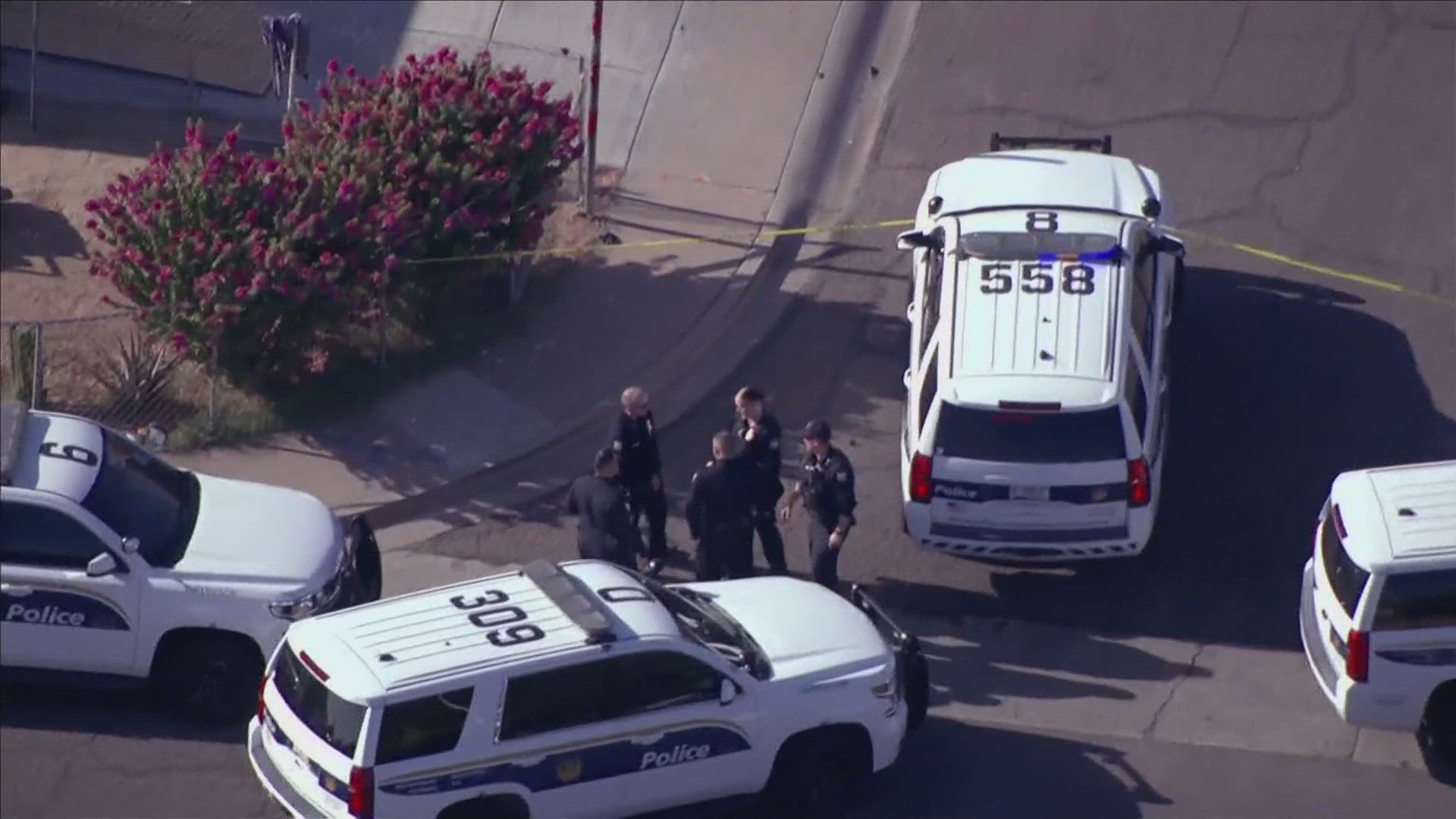Two men were shot in west Phoenix, police confirmed. 