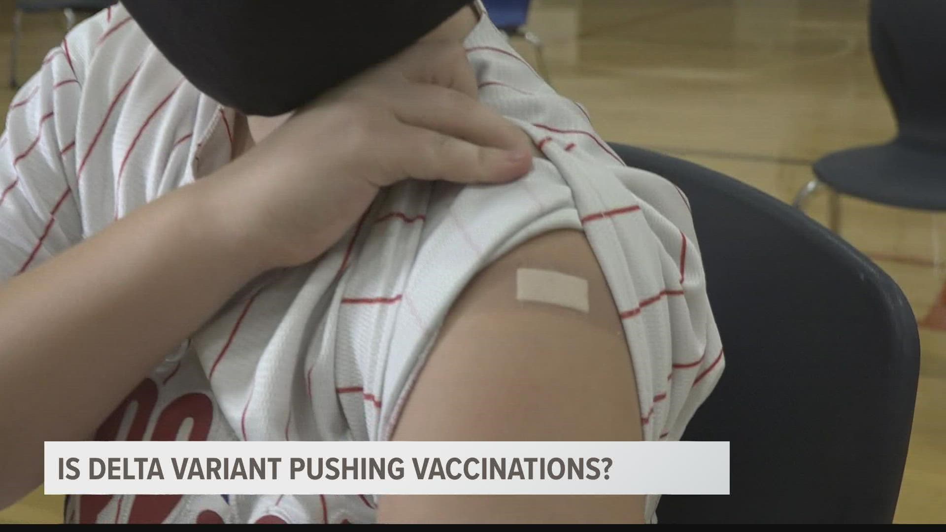 As of this weekend, data from Arizona's Department of Health Services shows at least 52% of Arizonans have received at least one shot of the COVID-19 vaccine.